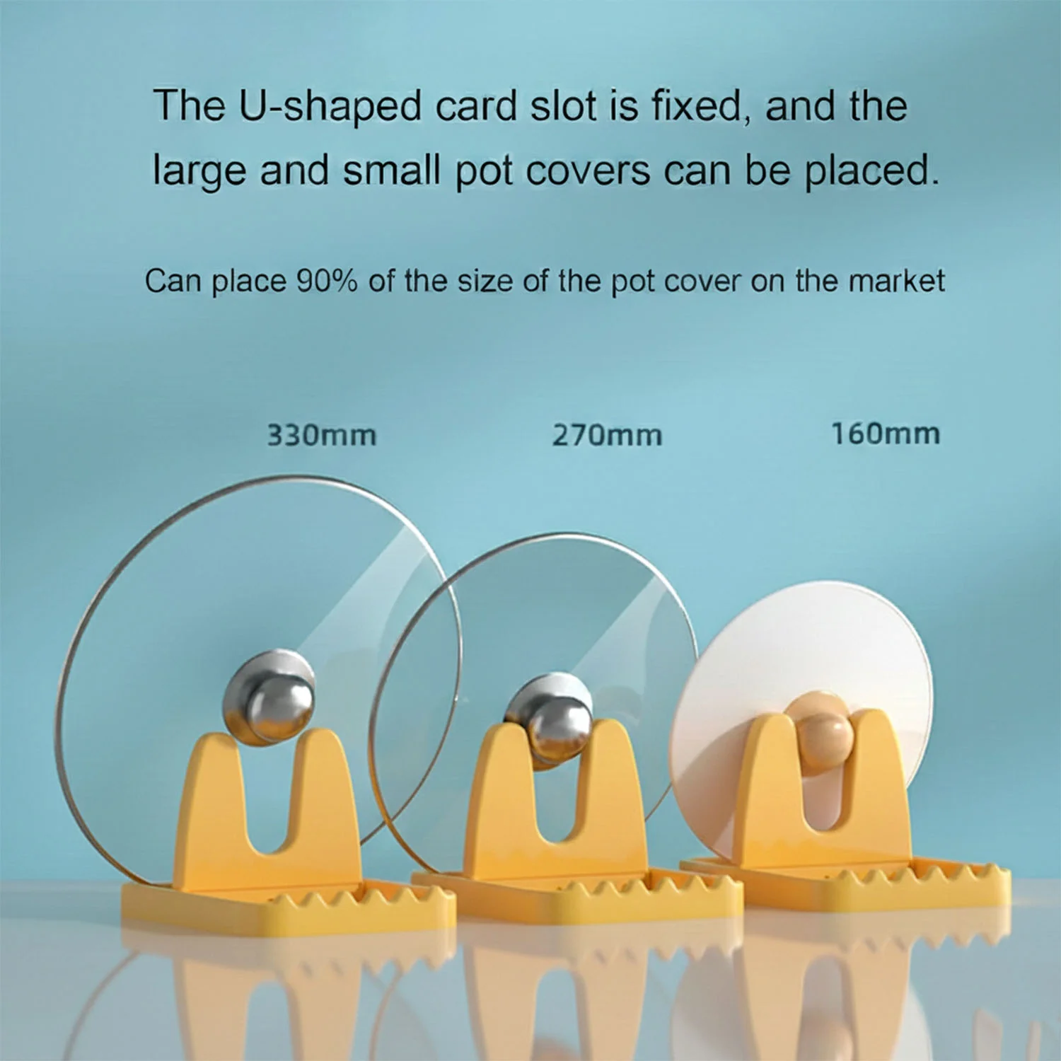 Multipurpose Kitchen Lid & Spoon Holder Stand (1 Pc) - Image 9