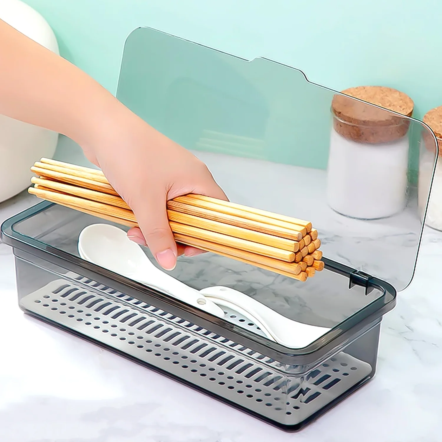 Multipurpose Kitchen Sink Organizer Tray (1 Pc, 27x12 Cm) - Image 5