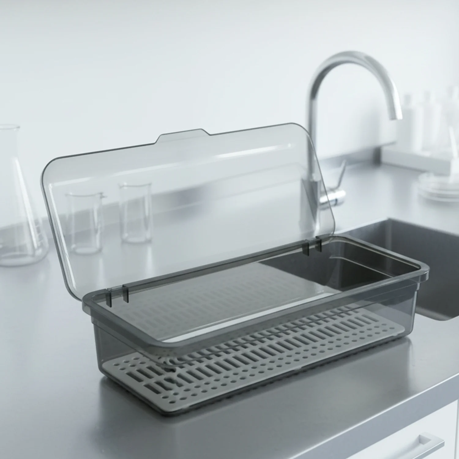 Multipurpose Kitchen Sink Organizer Tray (1 Pc, 27x12 Cm) - Image 7