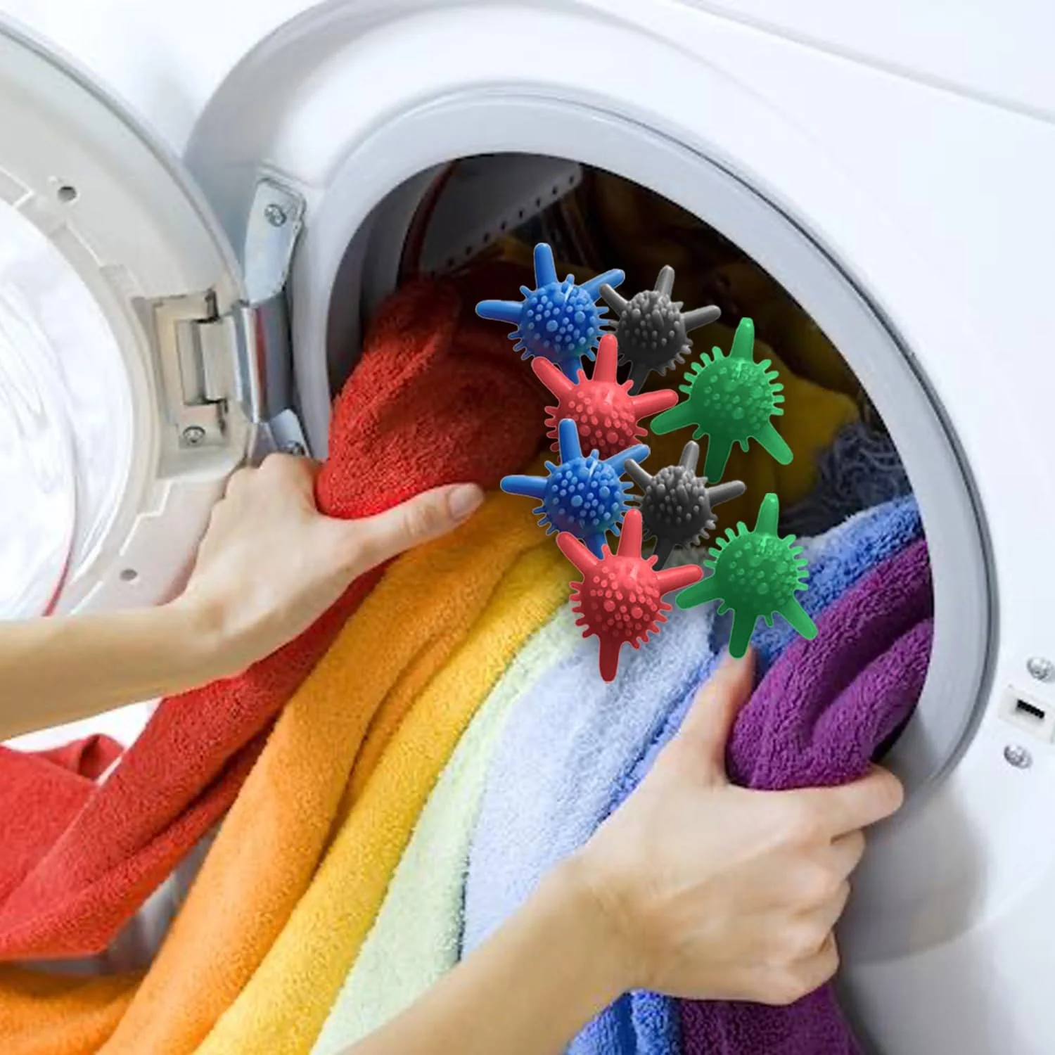 Multipurpose Laundry Washing Balls Set (6 Pc) - Image 7