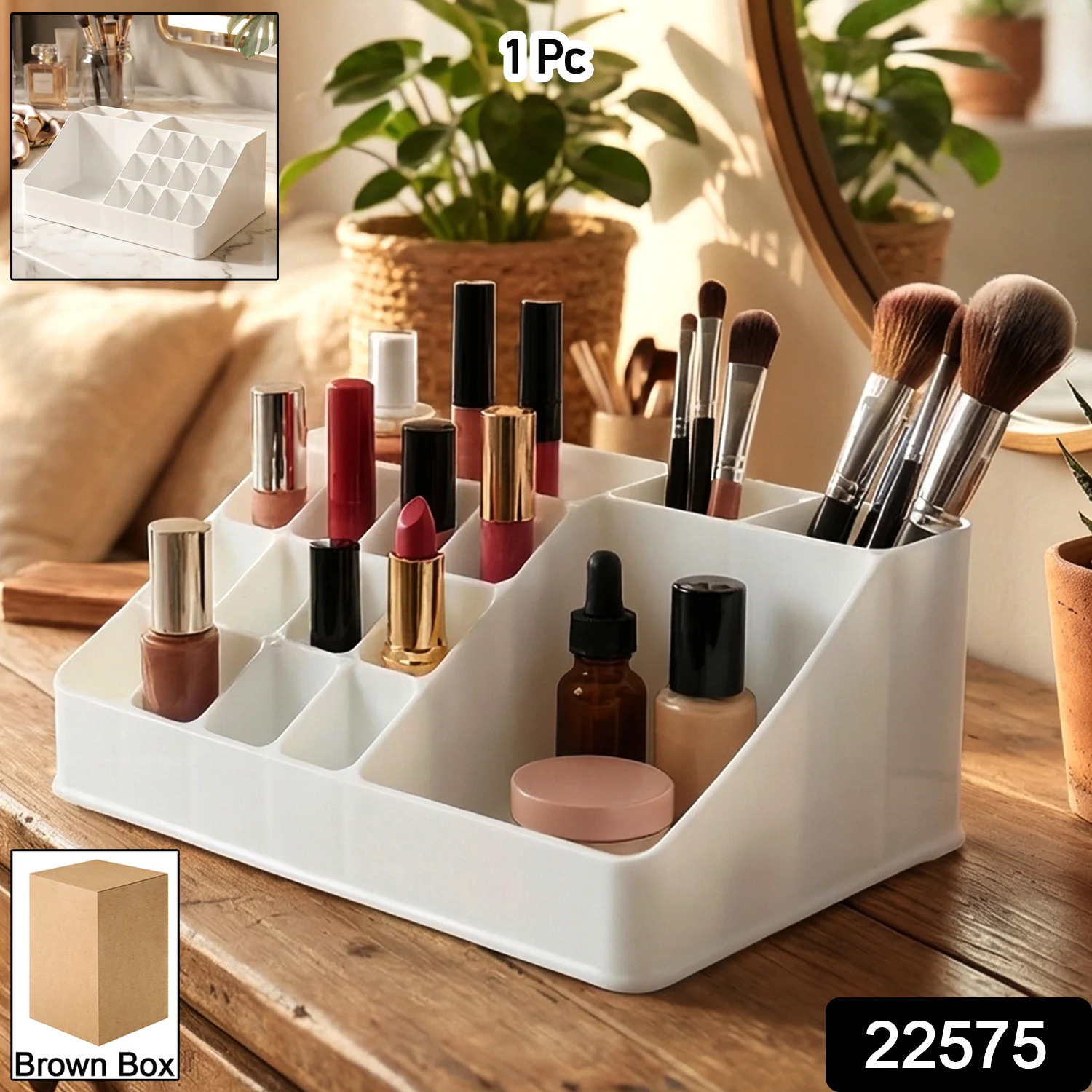 Multipurpose Makeup Organizer Storage Box (1 Pc) - Image 2