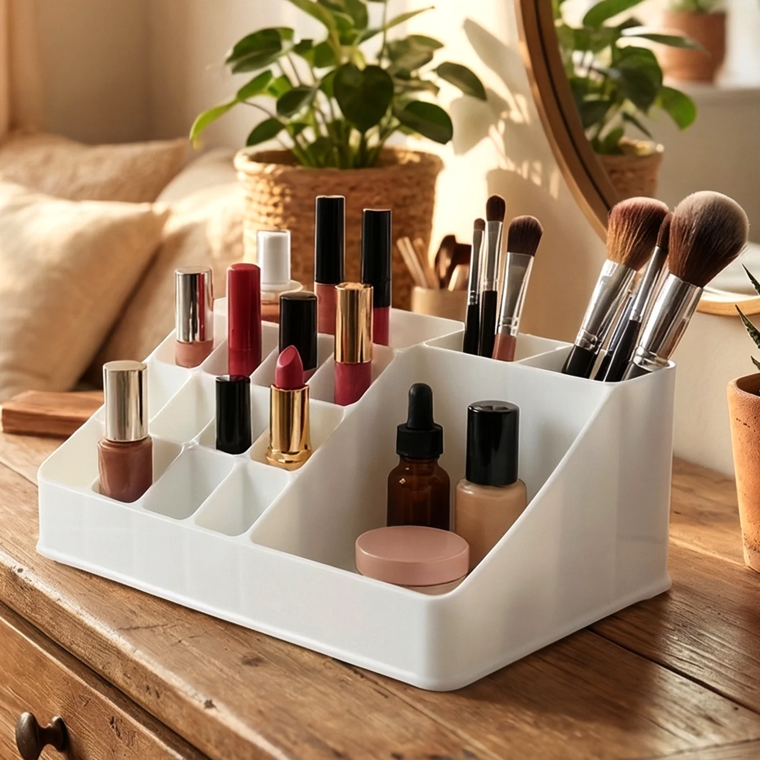 Multipurpose Makeup Organizer Storage Box (1 Pc) - Image 5