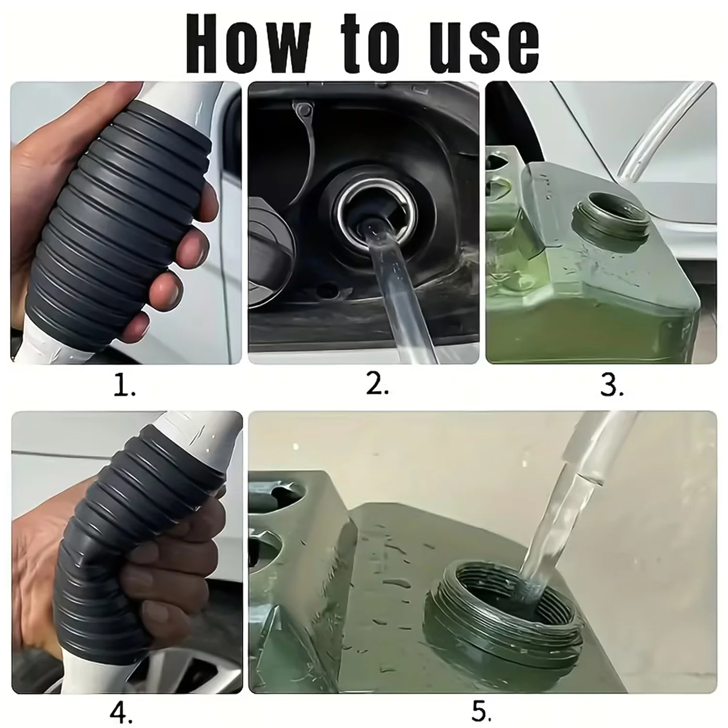 Multipurpose Manual Liquid Transfer Pump Set (2.5 meter, 1 Set) - Image 4