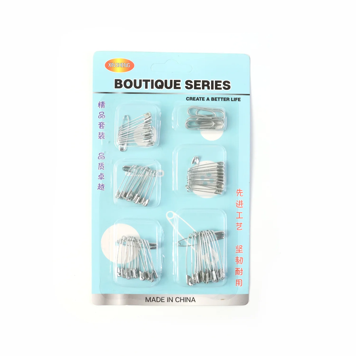 Multipurpose Metal Safety Pin Assortment Set - Image 5