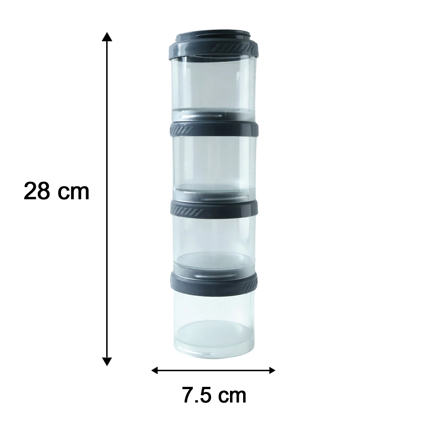 Multipurpose Multi Connecting Stackable Storage Container Set (4 Pc) - Image 6