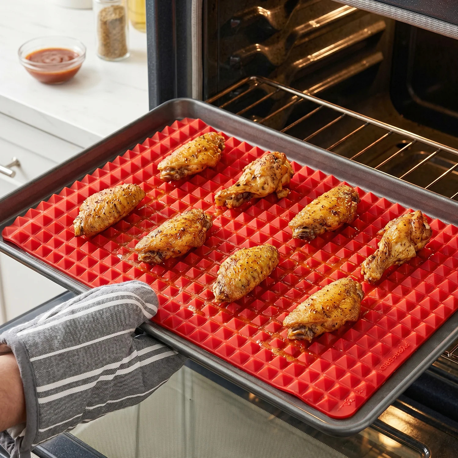 Multipurpose Non-Stick Silicone Baking Mat Set (5 Pc) - Image 4