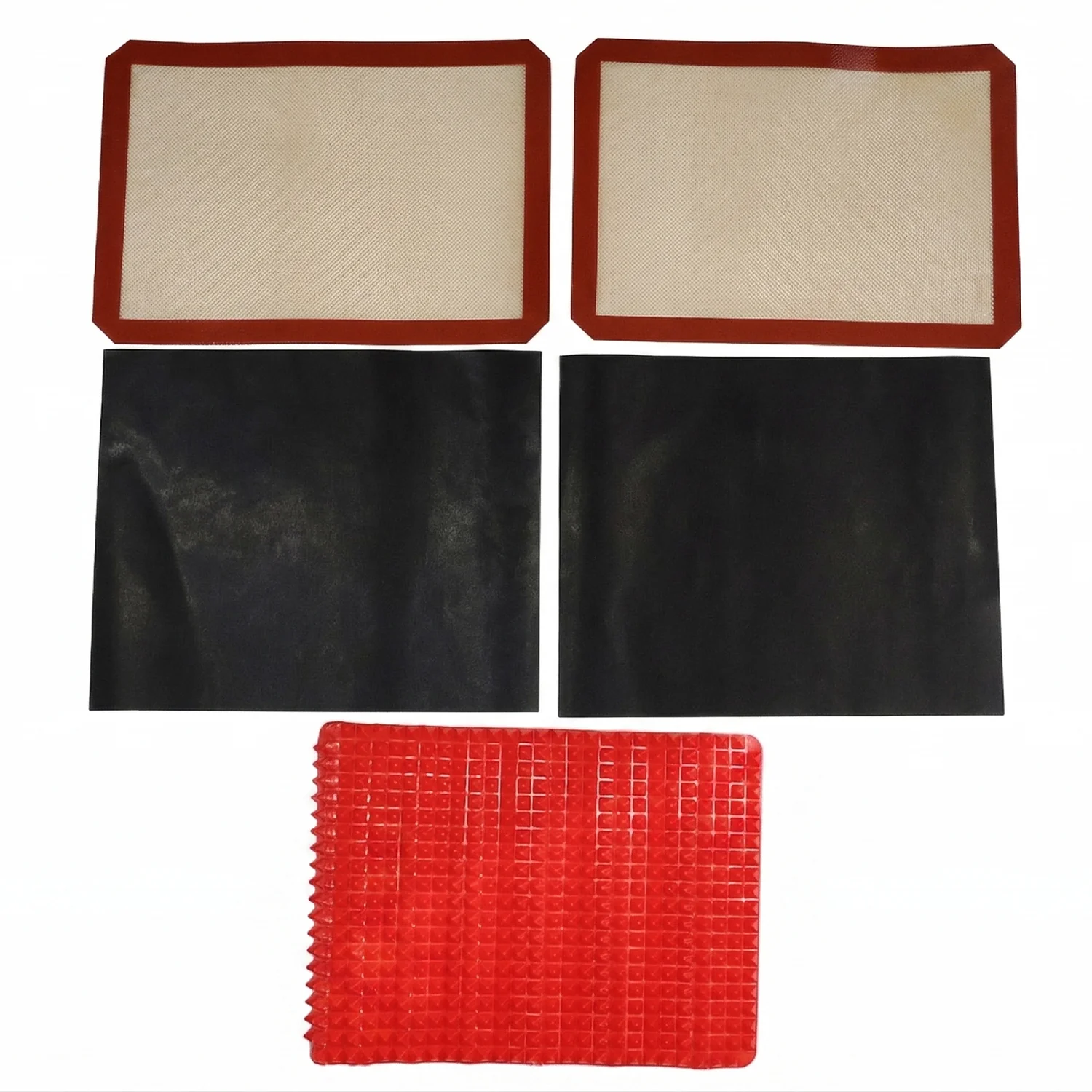 Multipurpose Non-Stick Silicone Baking Mat Set (5 Pc) - Image 5