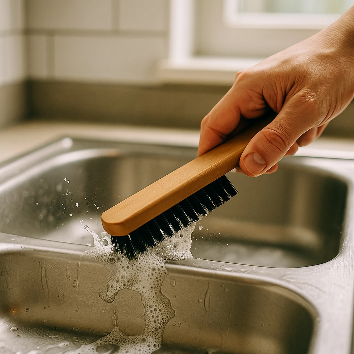 Multipurpose Plastic Handle Cleaning Brush (1 Pc) - Image 7