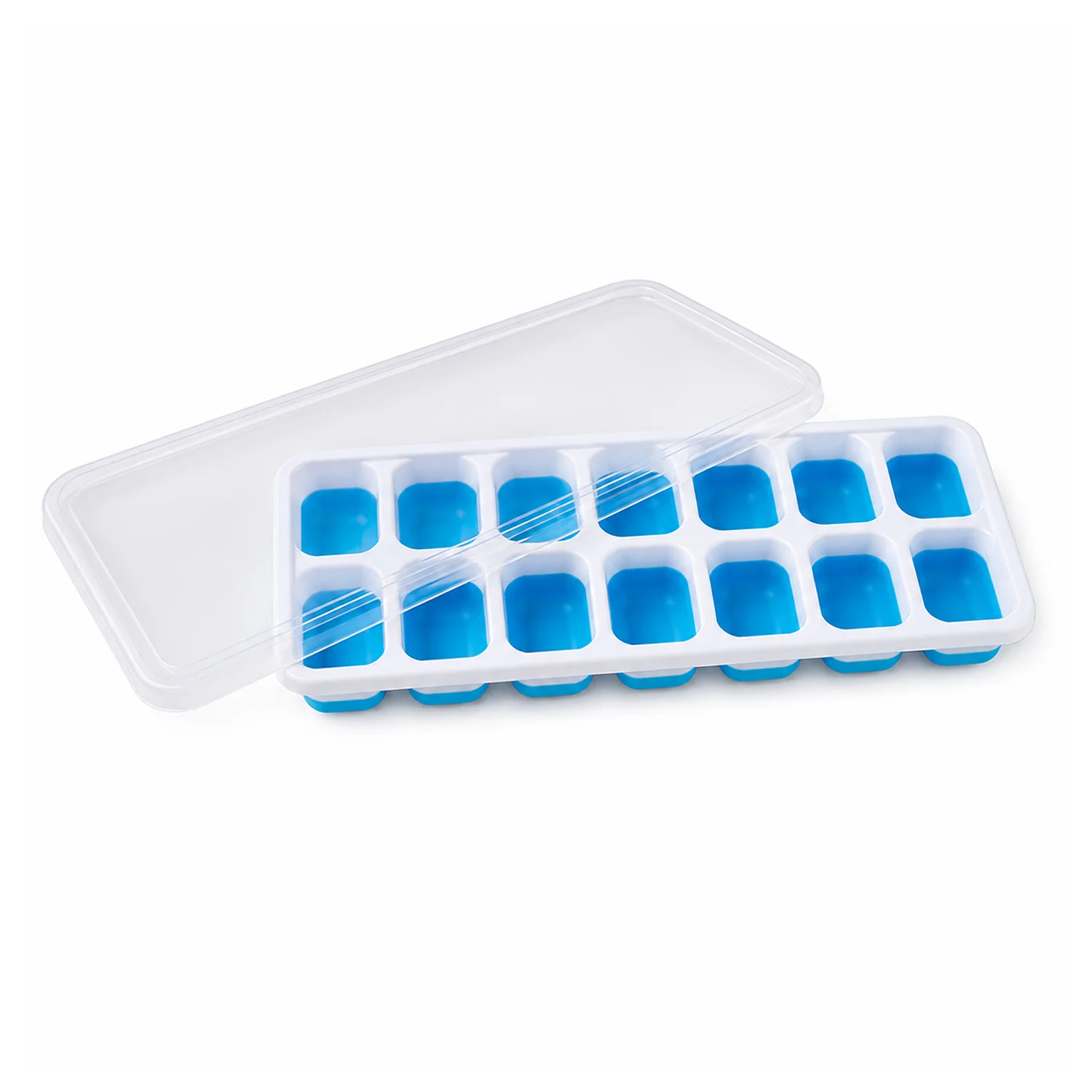 Multipurpose Plastic Ice Cube Tray With Lid (1 Pc, 14 Gride) - Image 4