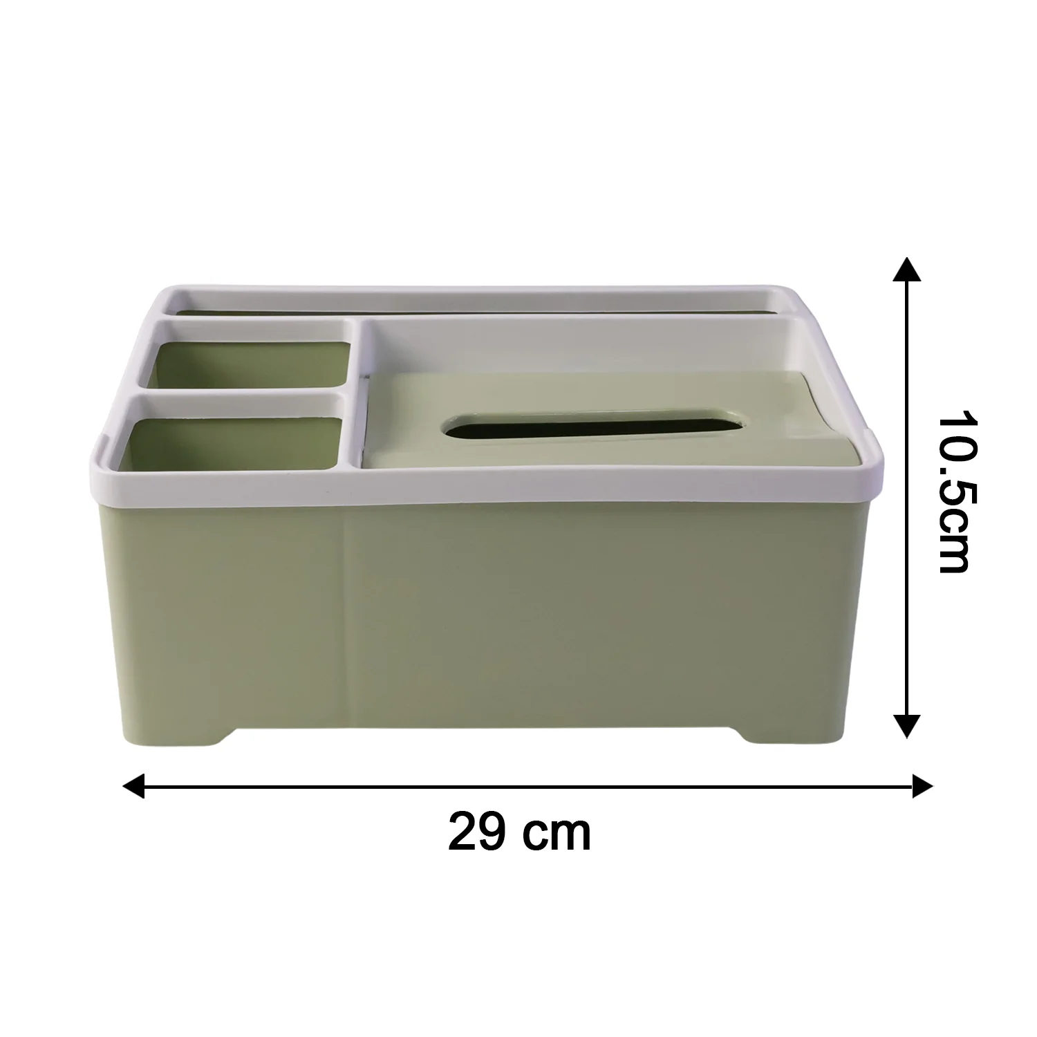 Multipurpose Plastic Storage Organizer Box with Compartments (1 Pc) - Image 6