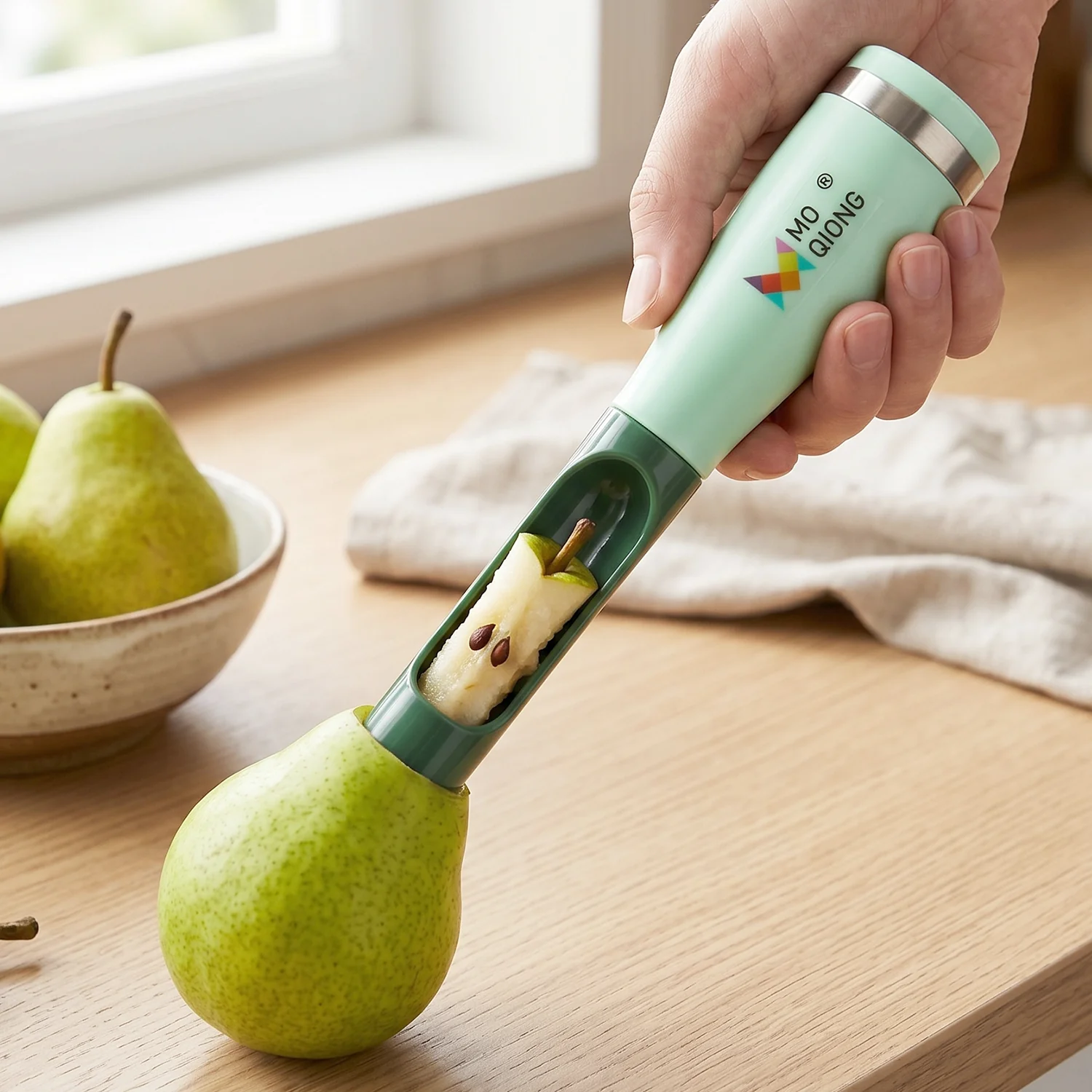 Multipurpose Premium Apple Cutter – 1 Pc, Effortless Fruit Corer and Slicer - Image 3
