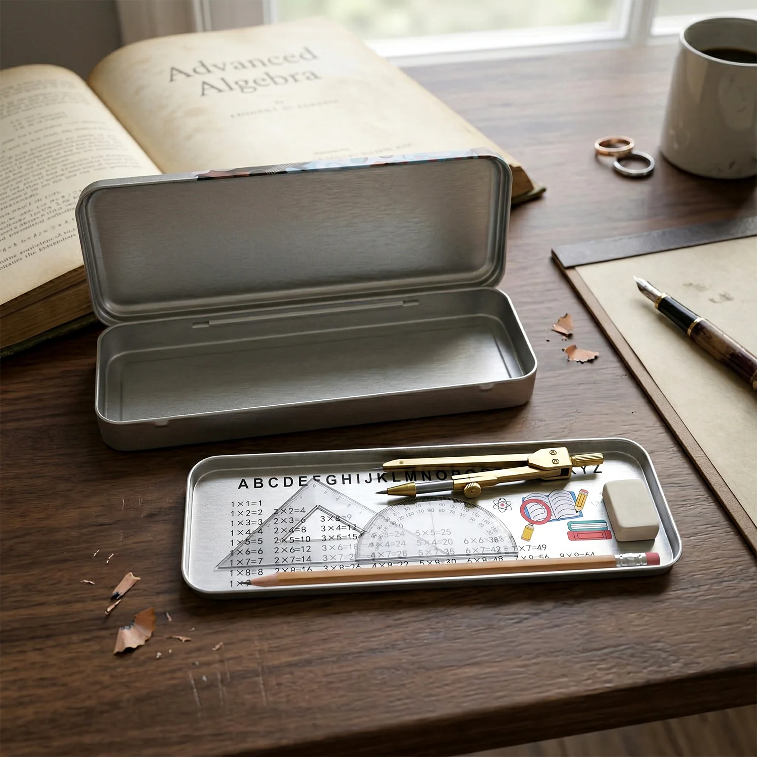 Multipurpose Printed Metal Pencil Box (1 Pc) - Image 8