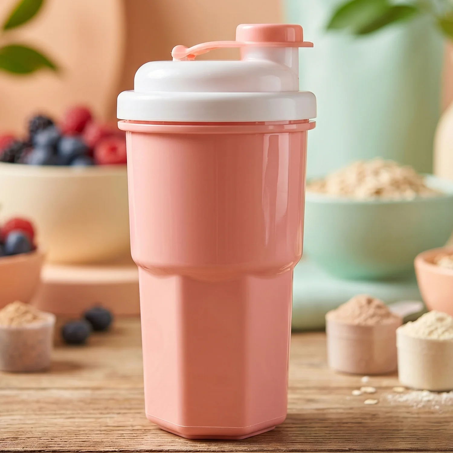 Multipurpose Protein Tumbler with Secure Flip Lid (400ML Approx) - Image 3