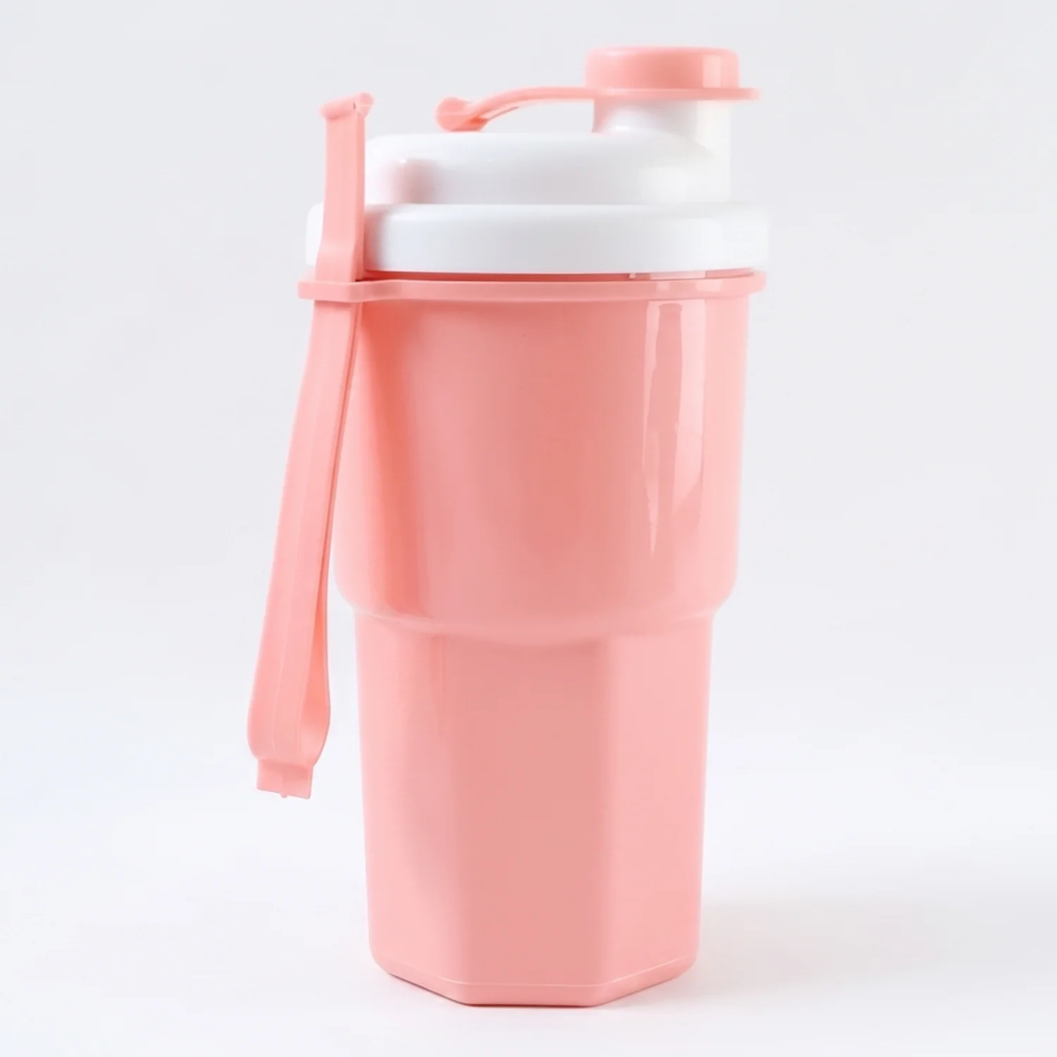 Multipurpose Protein Tumbler with Secure Flip Lid (400ML Approx) - Image 4