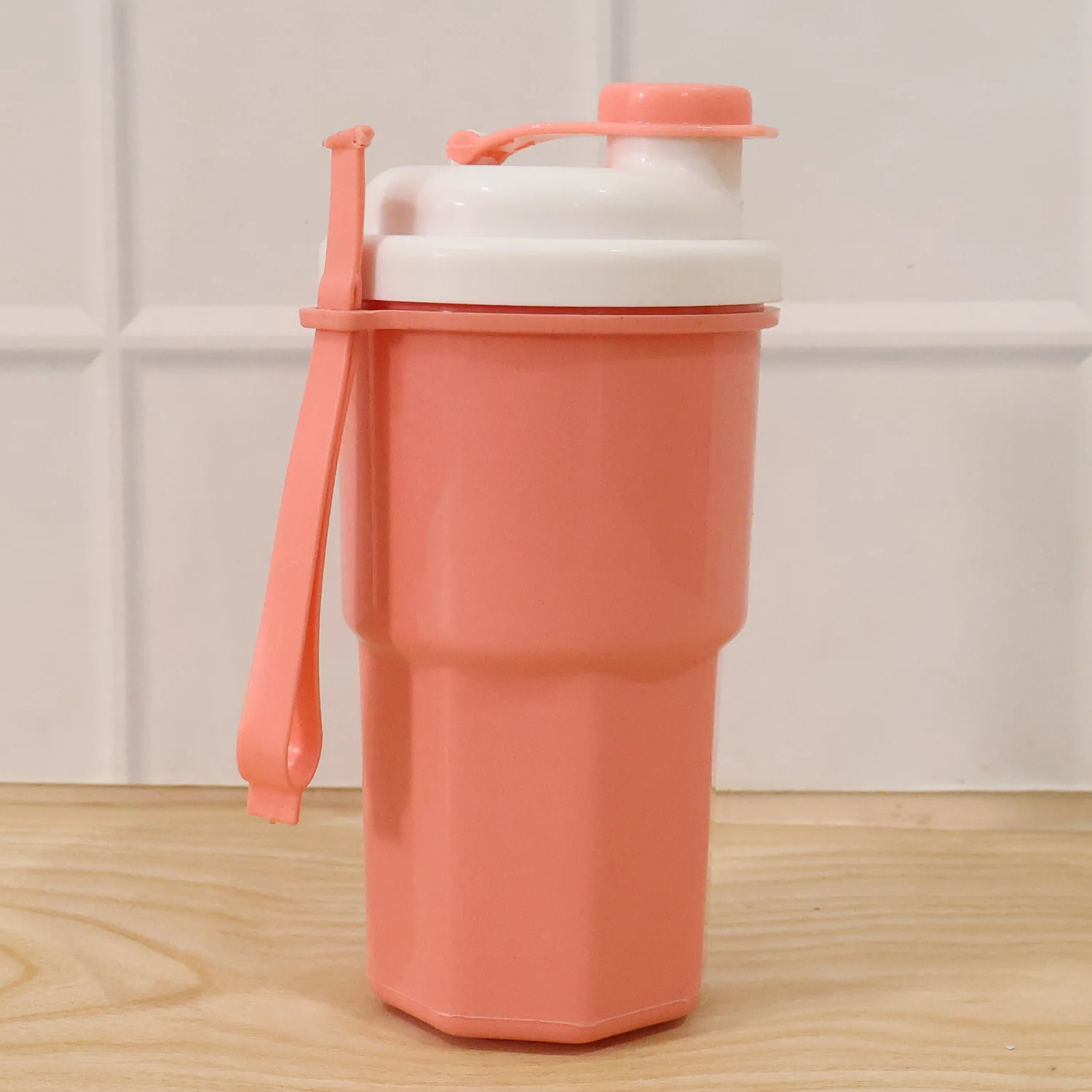 Multipurpose Protein Tumbler with Secure Flip Lid (400ML Approx) - Image 9