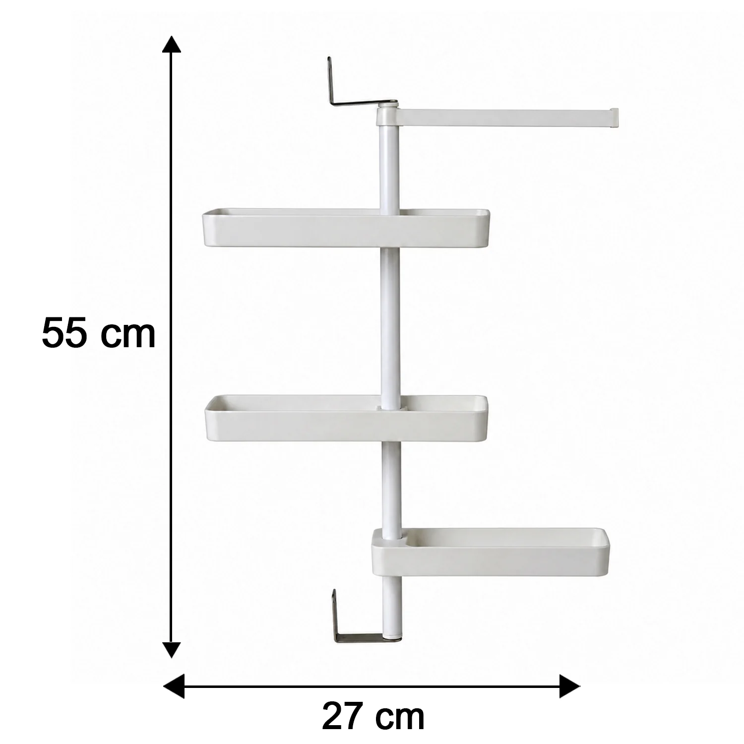 Multipurpose Rotating Shelf Storage Rack 4 Tier (1 Set) - Image 6