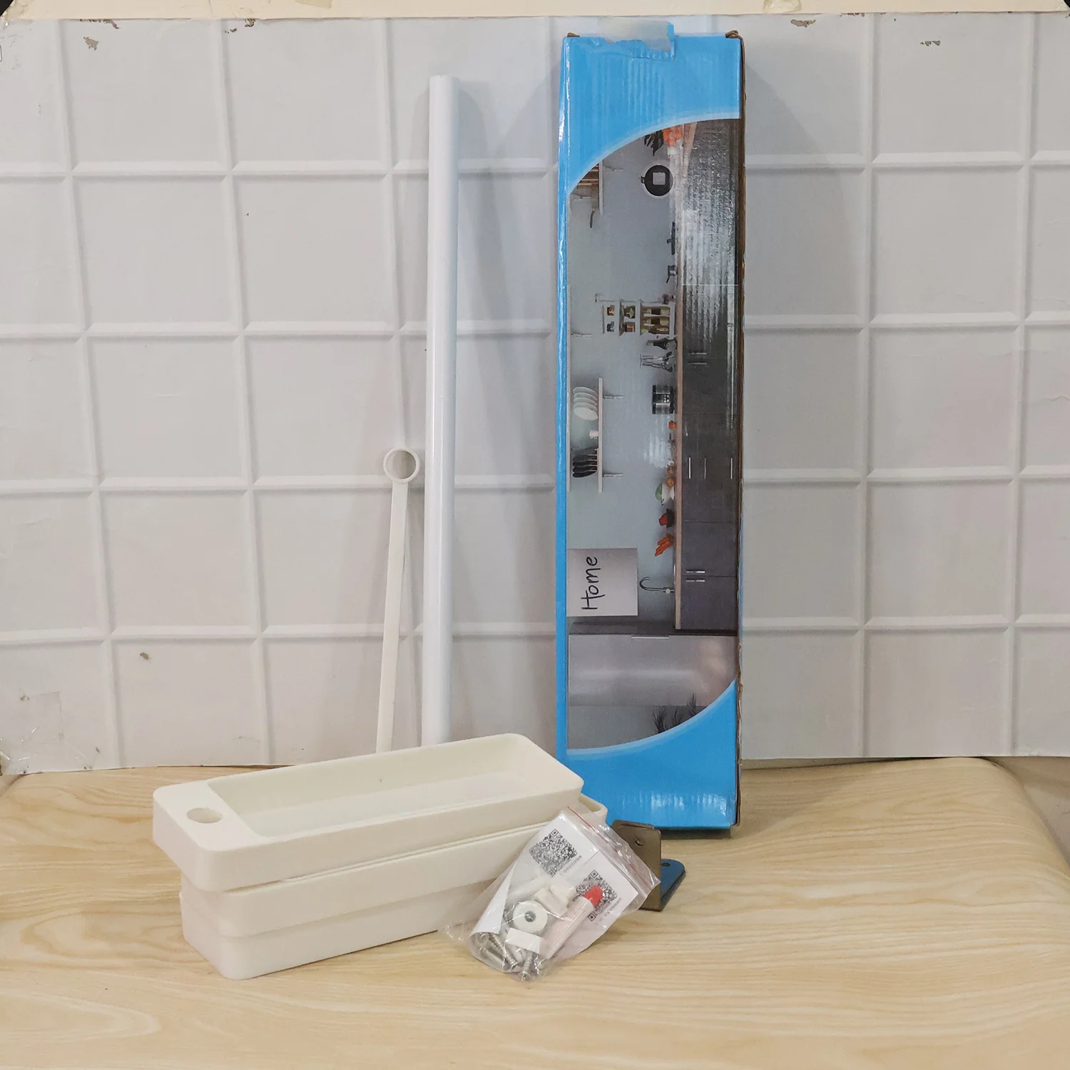 Multipurpose Rotating Shelf Storage Rack 4 Tier (1 Set) - Image 9