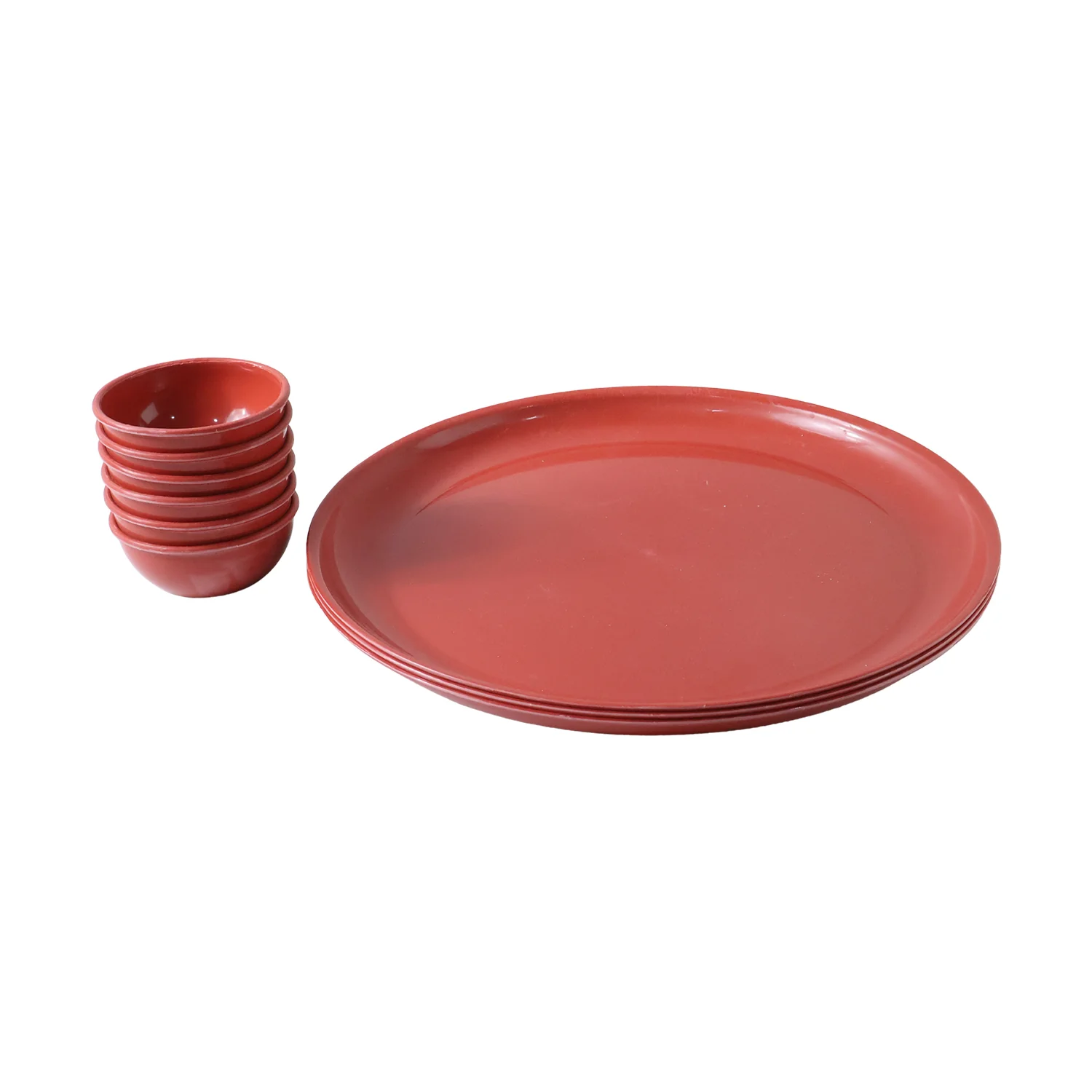 Multipurpose Serving Plate and Bowl Set 3 Plate 6 Bowl (Mix Color) - Image 4