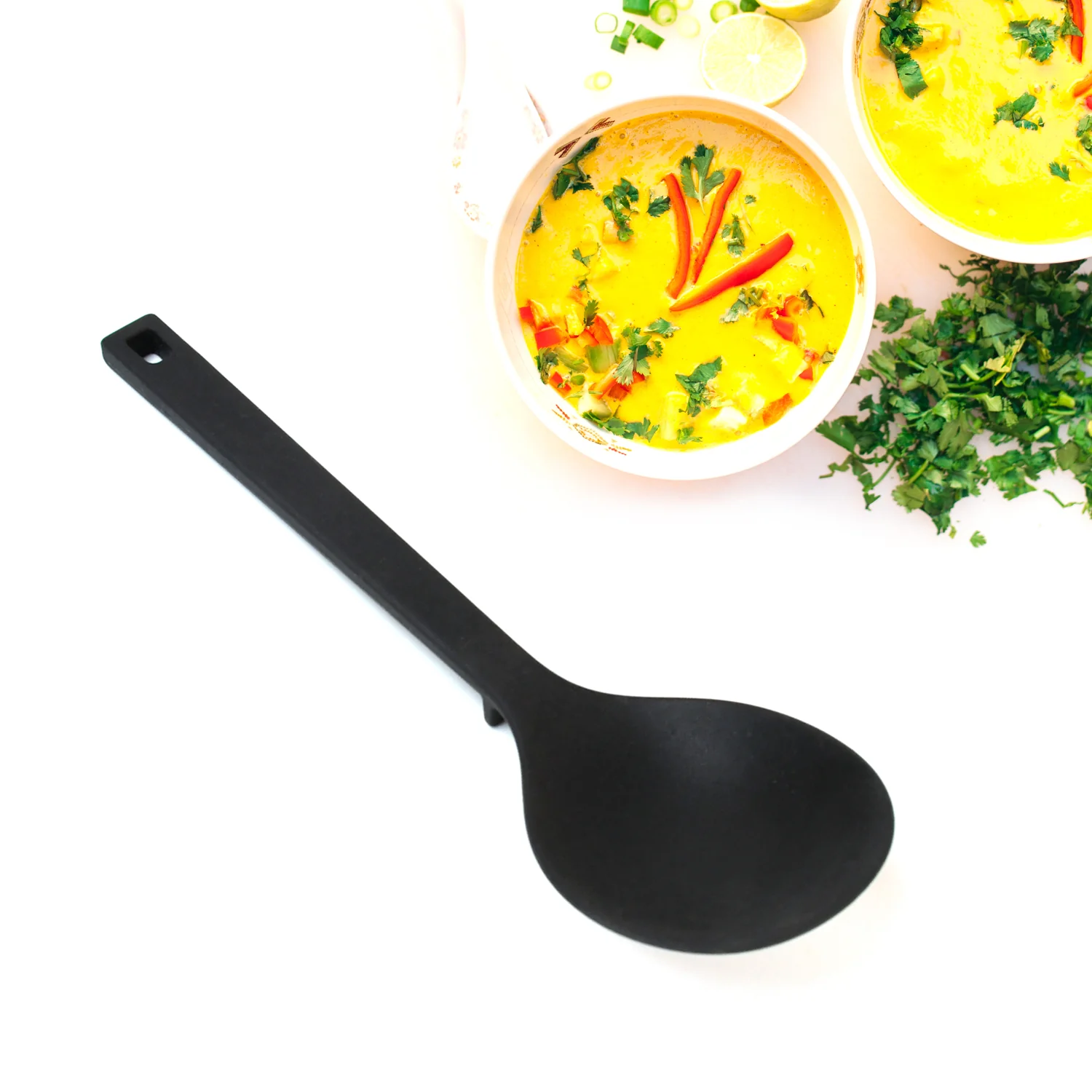 Multipurpose Silicone Spoon, Silicone Basting Spoon Non-Stick Kitchen Utensils Household Gadgets Heat-Resistant Non Stick Spoons Kitchen Cookware Items For Cooking and Baking (6 Pcs Set) - Image 5