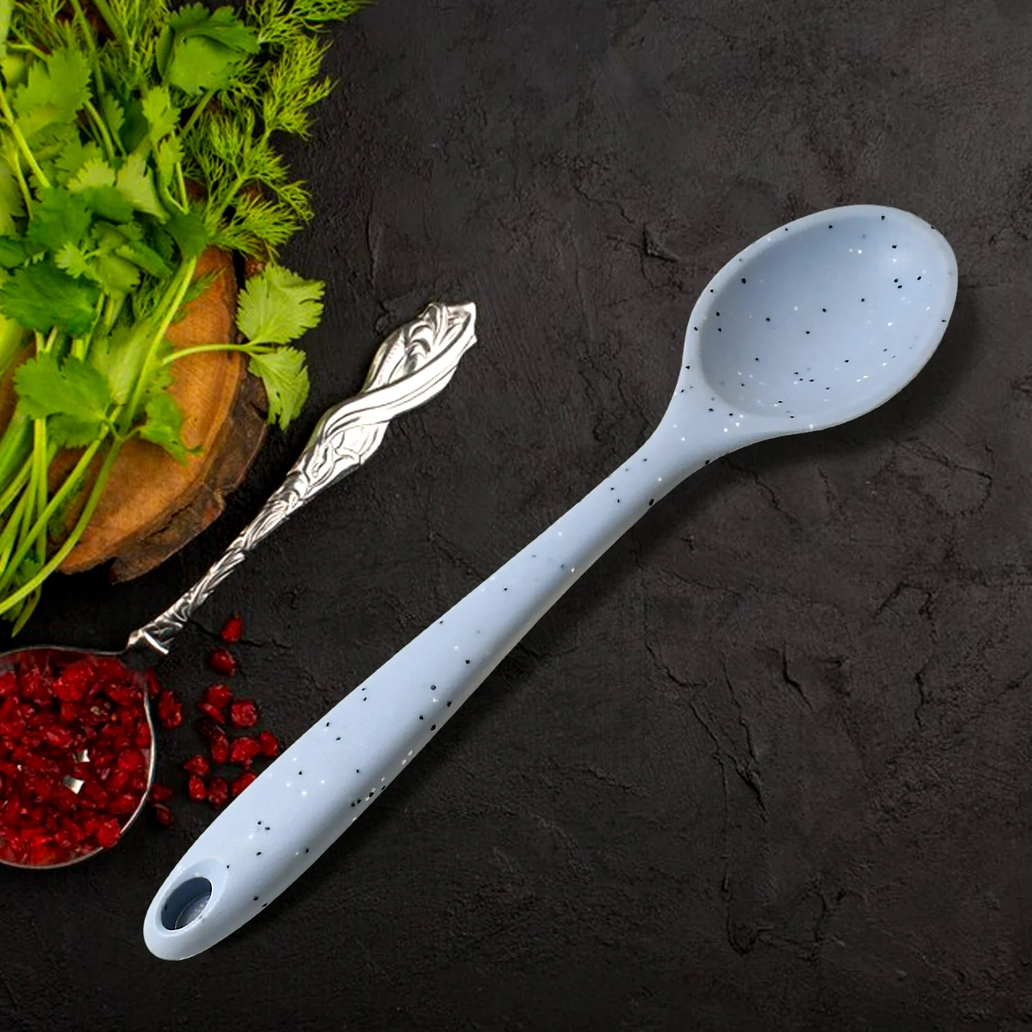 Silicone Multipurpose Basting Spoon Heat-Resistant Non-Stick Cooking Set (6 Pcs) - Image 7