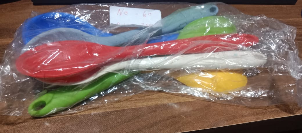 Silicone Multipurpose Basting Spoon Heat-Resistant Non-Stick Cooking Set (6 Pcs) - Image 9