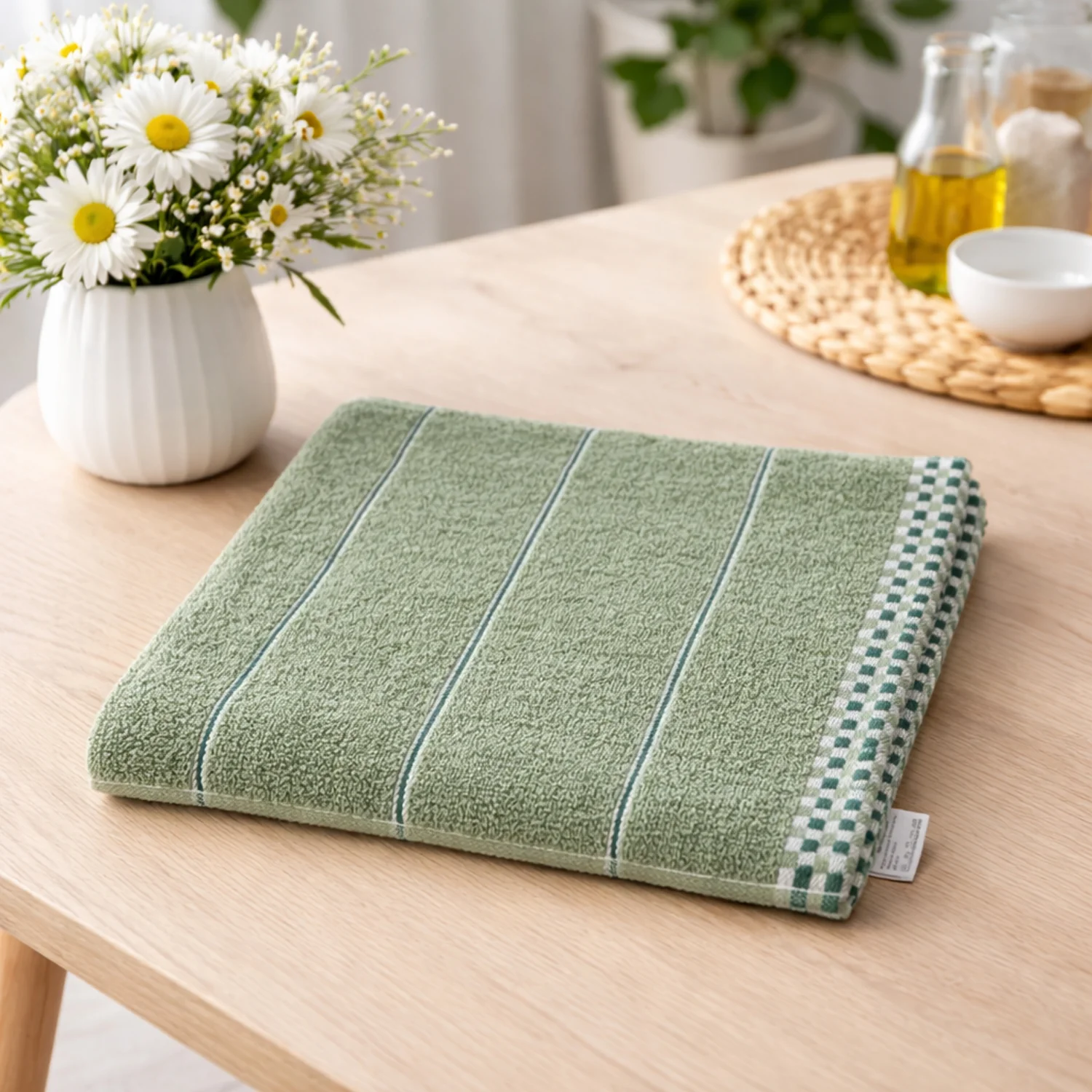 Multipurpose Soft Cotton Bath Towel (1 Pc, 76x34 Cm) - Image 3
