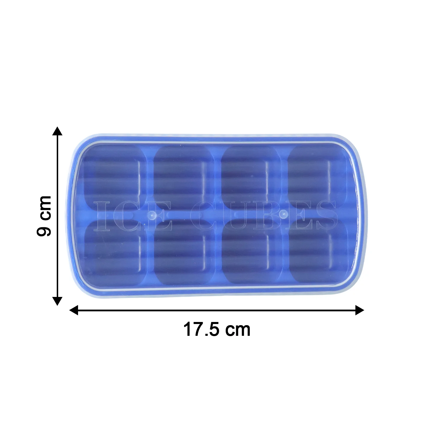 Multipurpose Square Ice Cube Tray with Lid (1 Pc, 17x9 Cm, 8 Grid) - Image 6