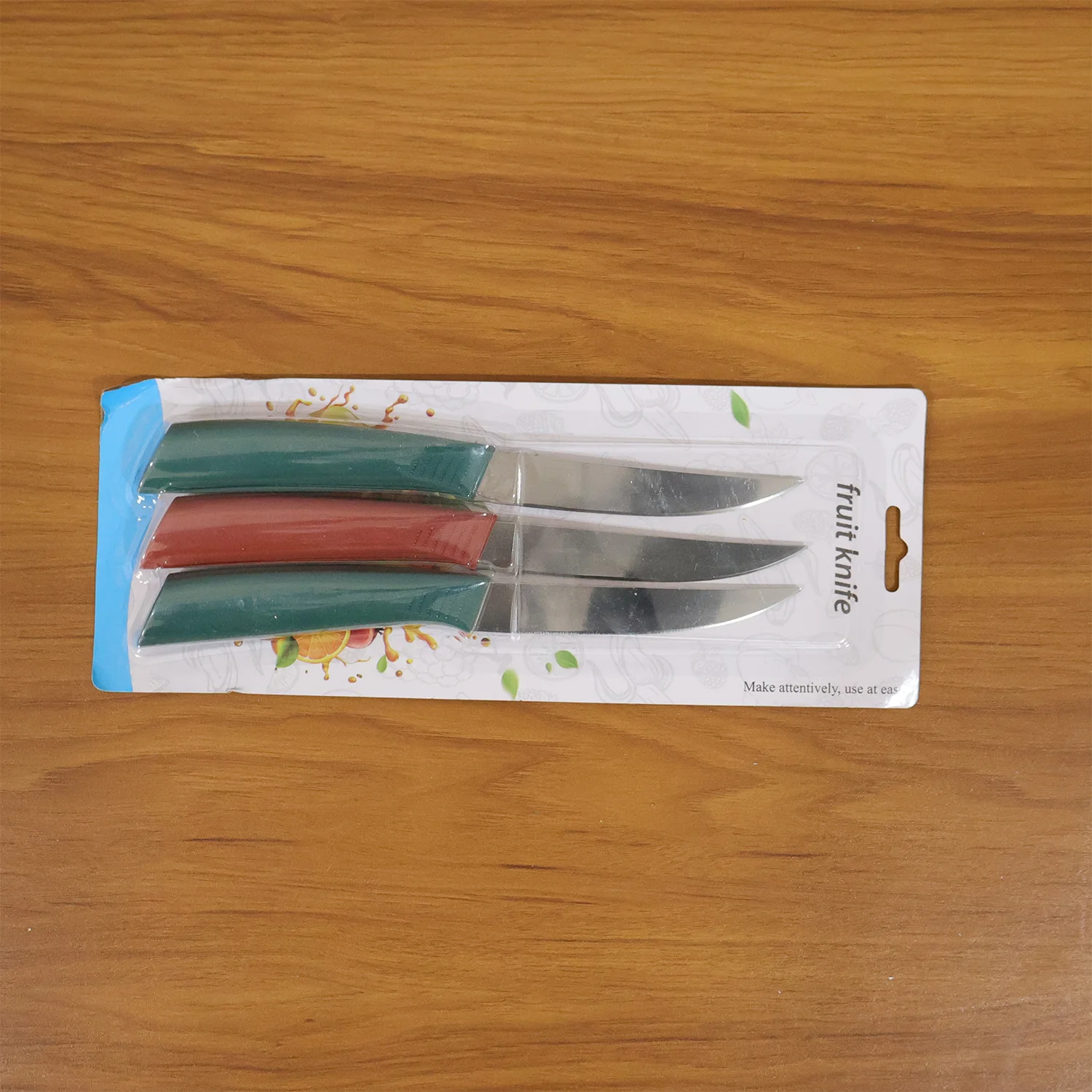 Multipurpose Stainless Steel Fruit Knife Set of 3 - Image 8