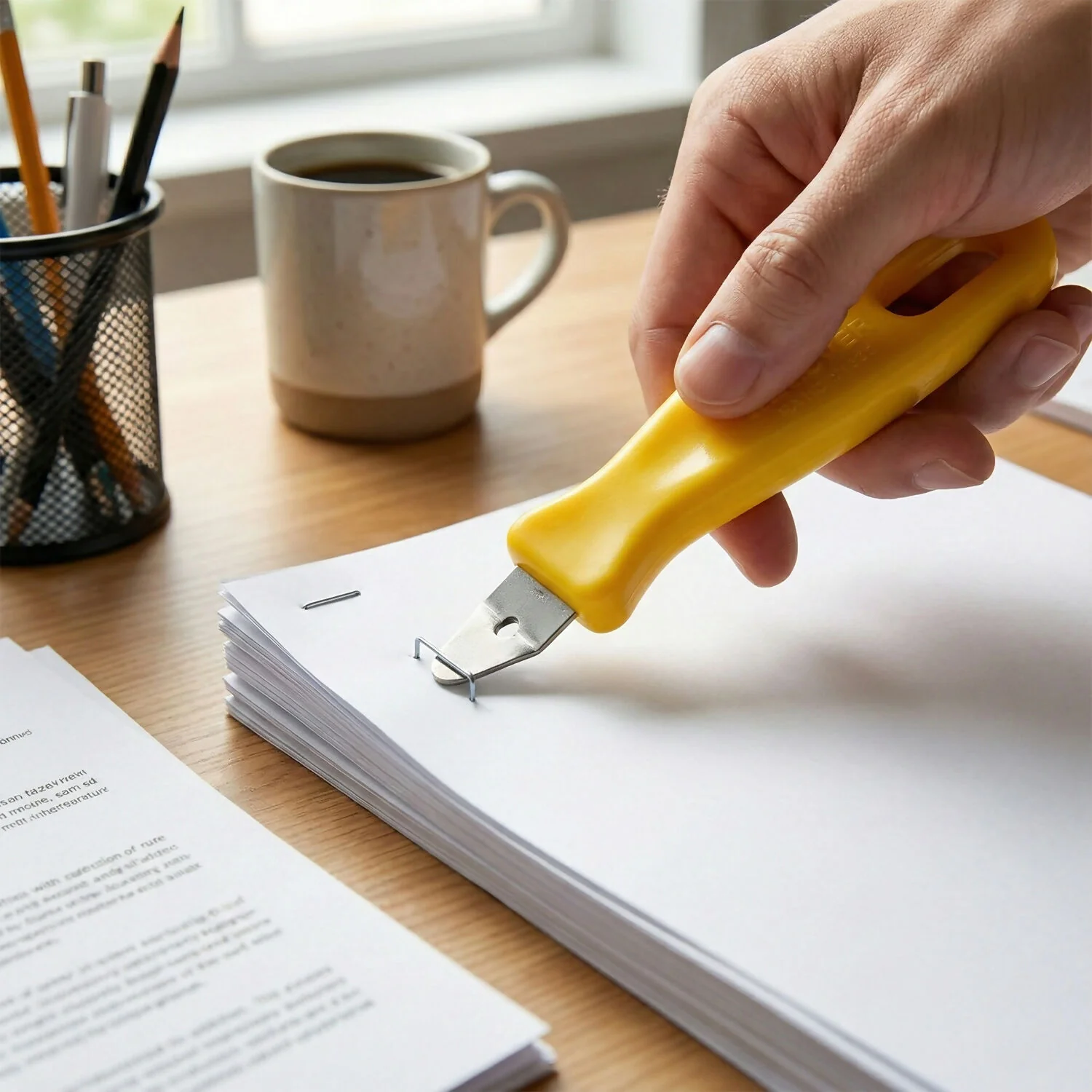 Multipurpose Staple Remover Tool for Office, School & Home Paper Management - Image 2