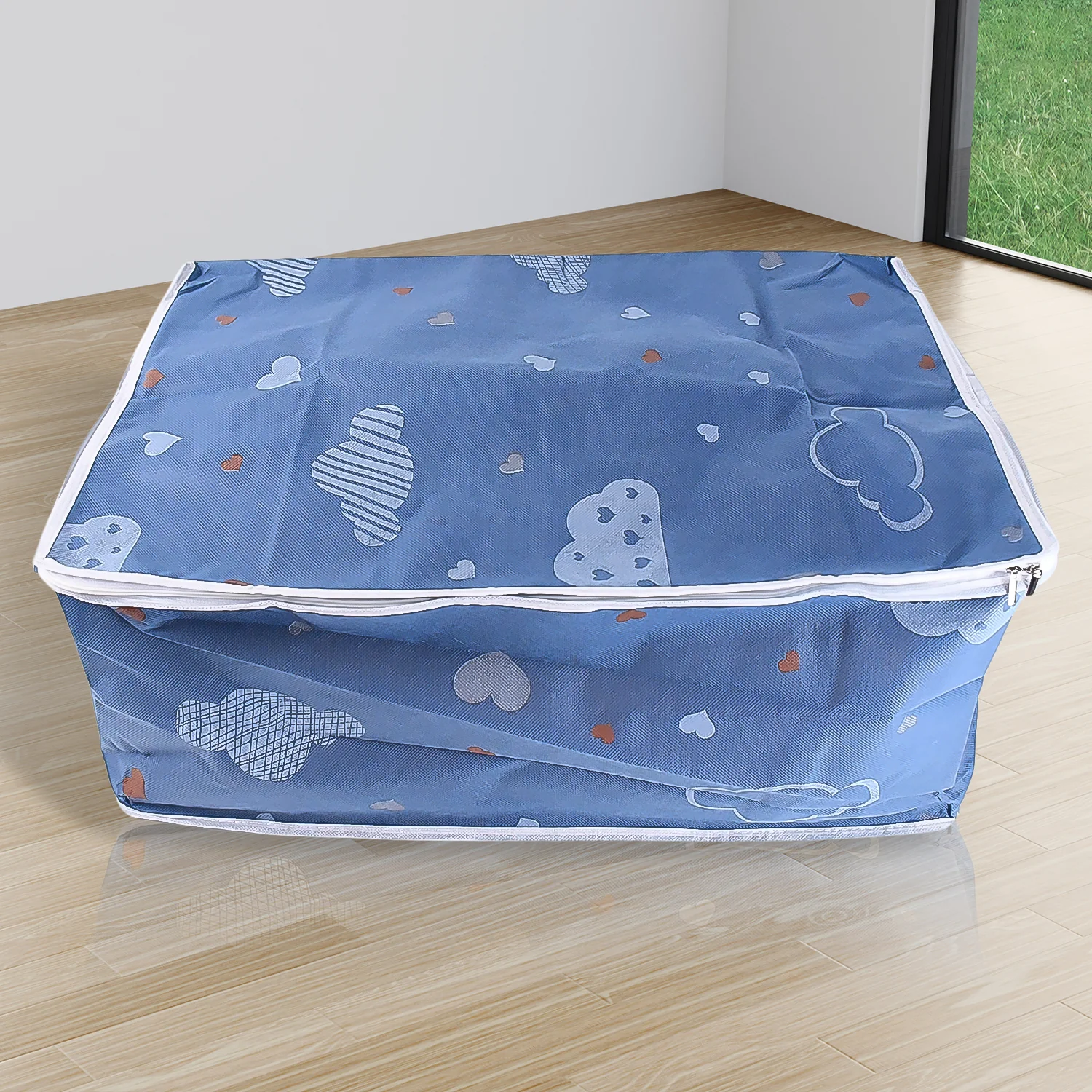 Multipurpose Zipper Storage Cloth Bag (1 Pc / 55×35 CM) - Image 3