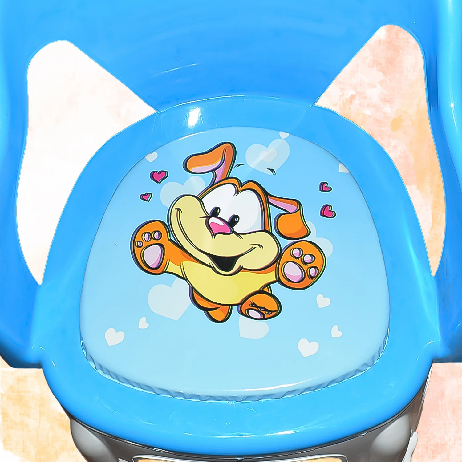 Plastic Multipurpose Strong and Durable Baby Chair with Cushion Base (1 Pc) - Image 5