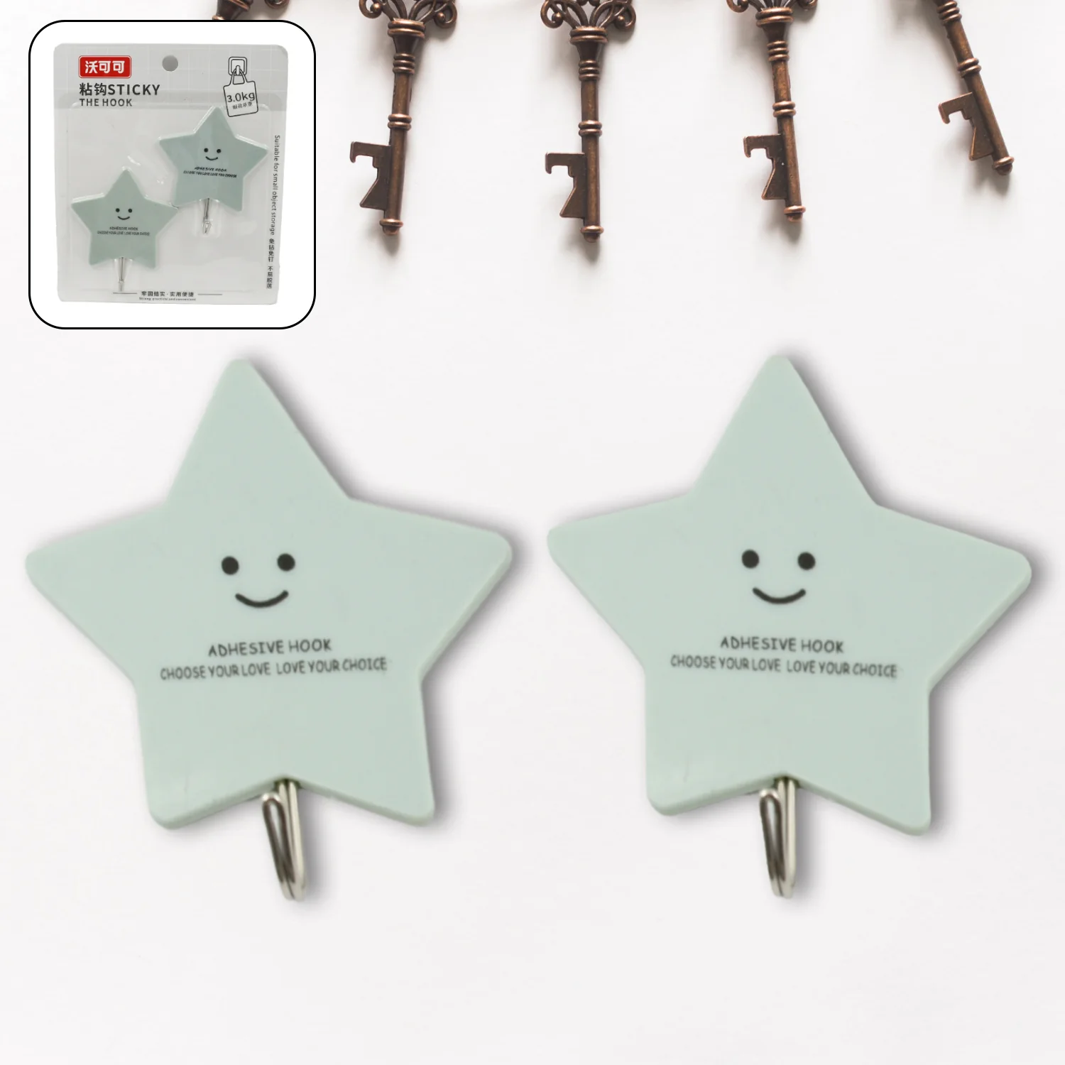 Multipurpose Strong Self-Adhesive Hooks – Heavy Plastic Wall Hooks for Home & Office - Image 4