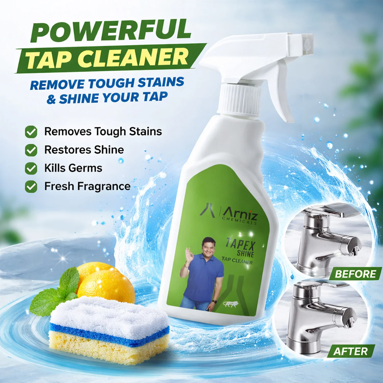 Multipurpose Tap Cleaner Spray (1 Pc, 200 ML) - Image 5