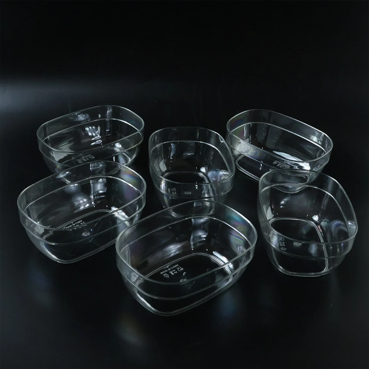 Multipurpose Transparent Serving & Storage Bowls Set (6 Pc Set) - Image 7