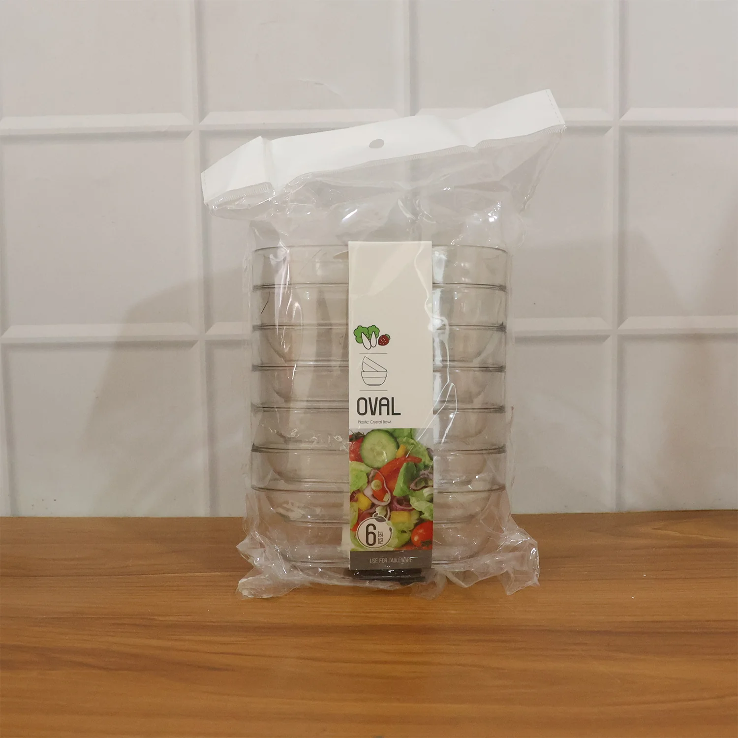 Multipurpose Transparent Serving & Storage Bowls Set (6 Pc Set) - Image 8