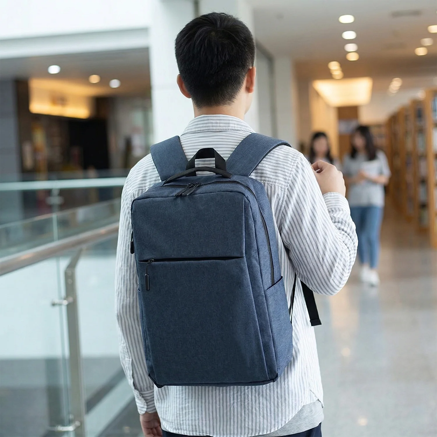 Multipurpose Travel Luggage Backpack with USB Charging Port (1 Pc, 37x28 Cm) - Image 3
