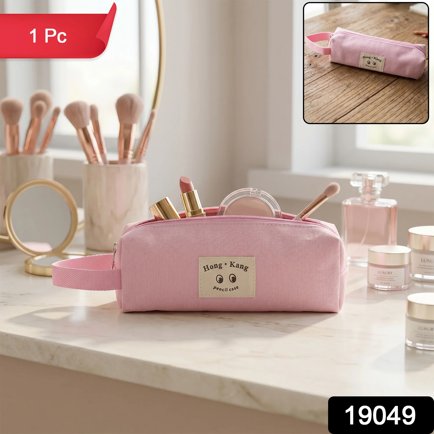 Multipurpose Zipper Pouch Organizer Cosmetic Storage Bag (1 Pc) - Image 2