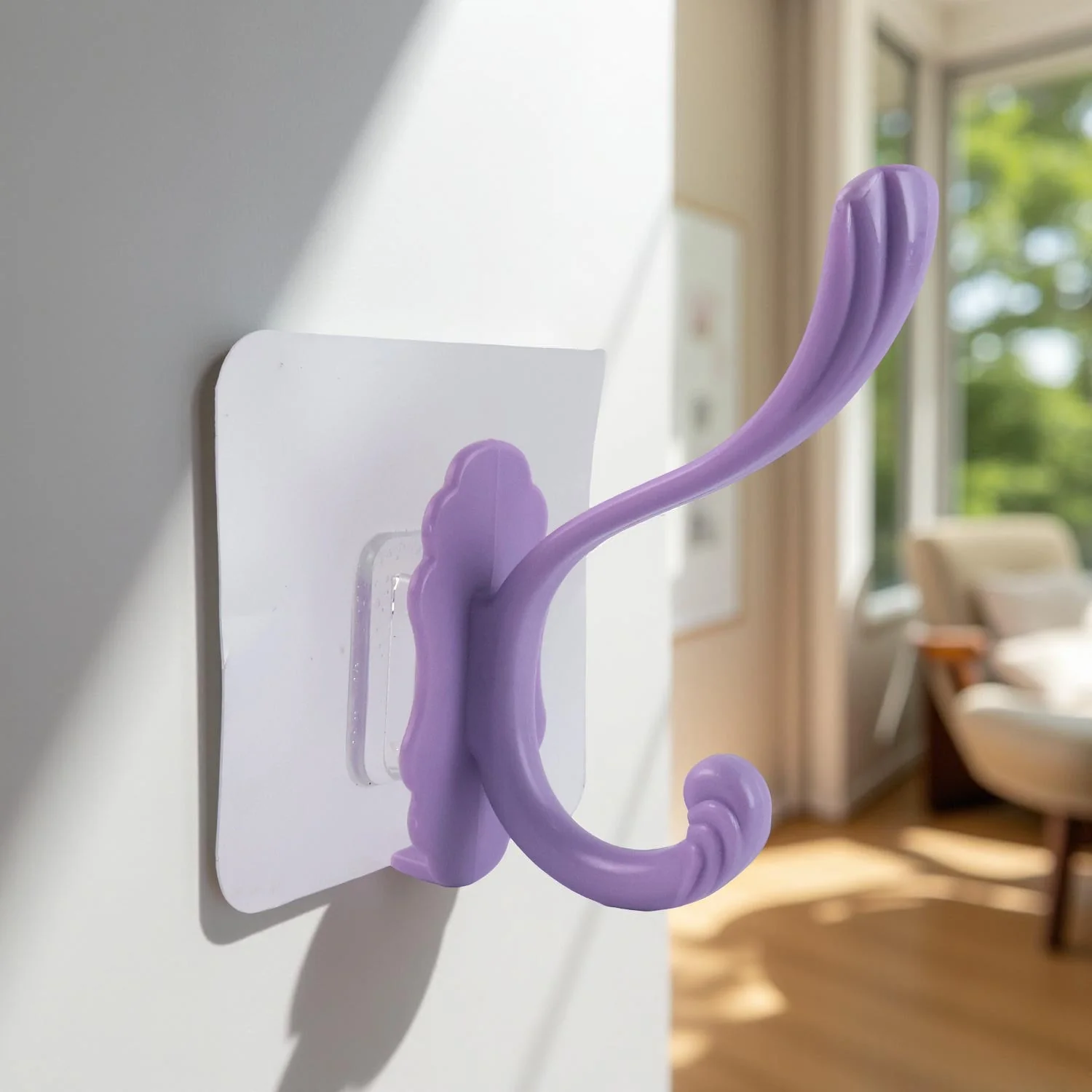 Multipurpose Wall Hook Self Adhesive Heavy Duty Hanging Hook (1 Pc) - Image 7