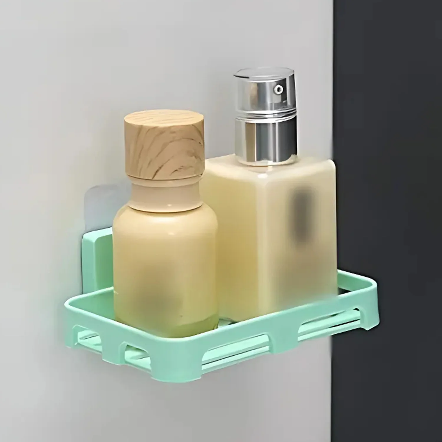 Multipurpose Wall-Mount Soap Dish with Self-Draining Slotted Base (1 Pc) - Image 4