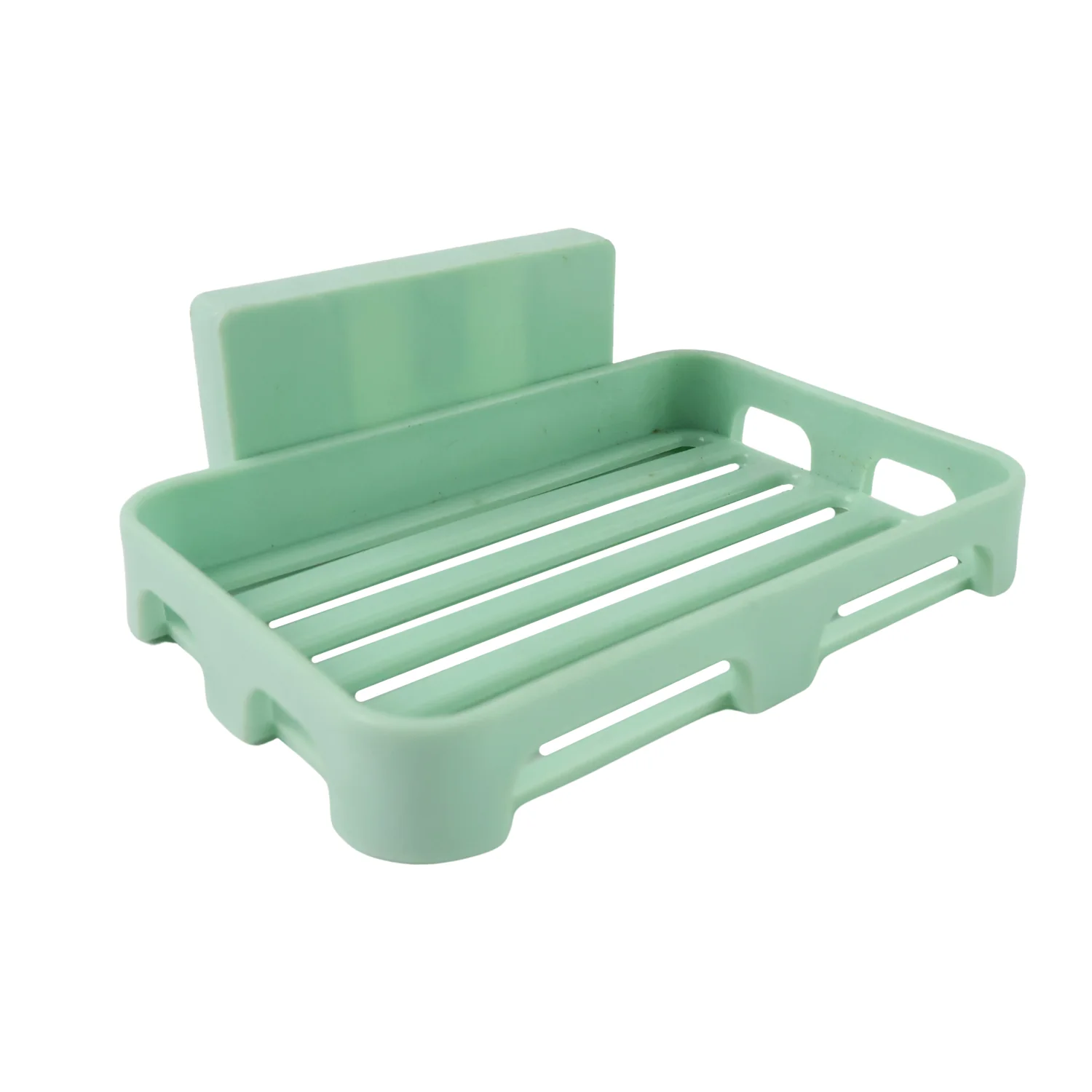 Multipurpose Wall-Mount Soap Dish with Self-Draining Slotted Base (1 Pc) - Image 5