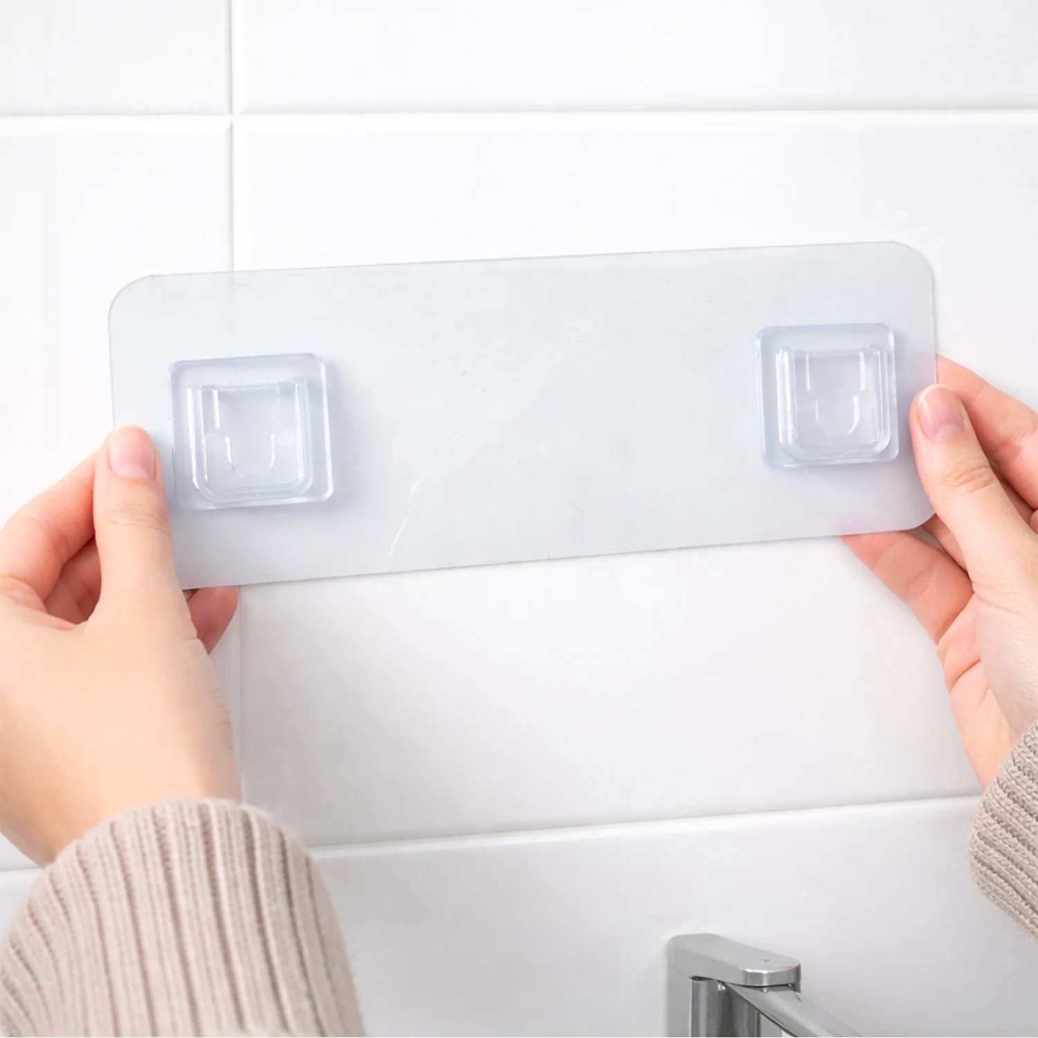 Multipurpose Wall Mounted Self Adhesive Hanger (1 Pc) - Image 3