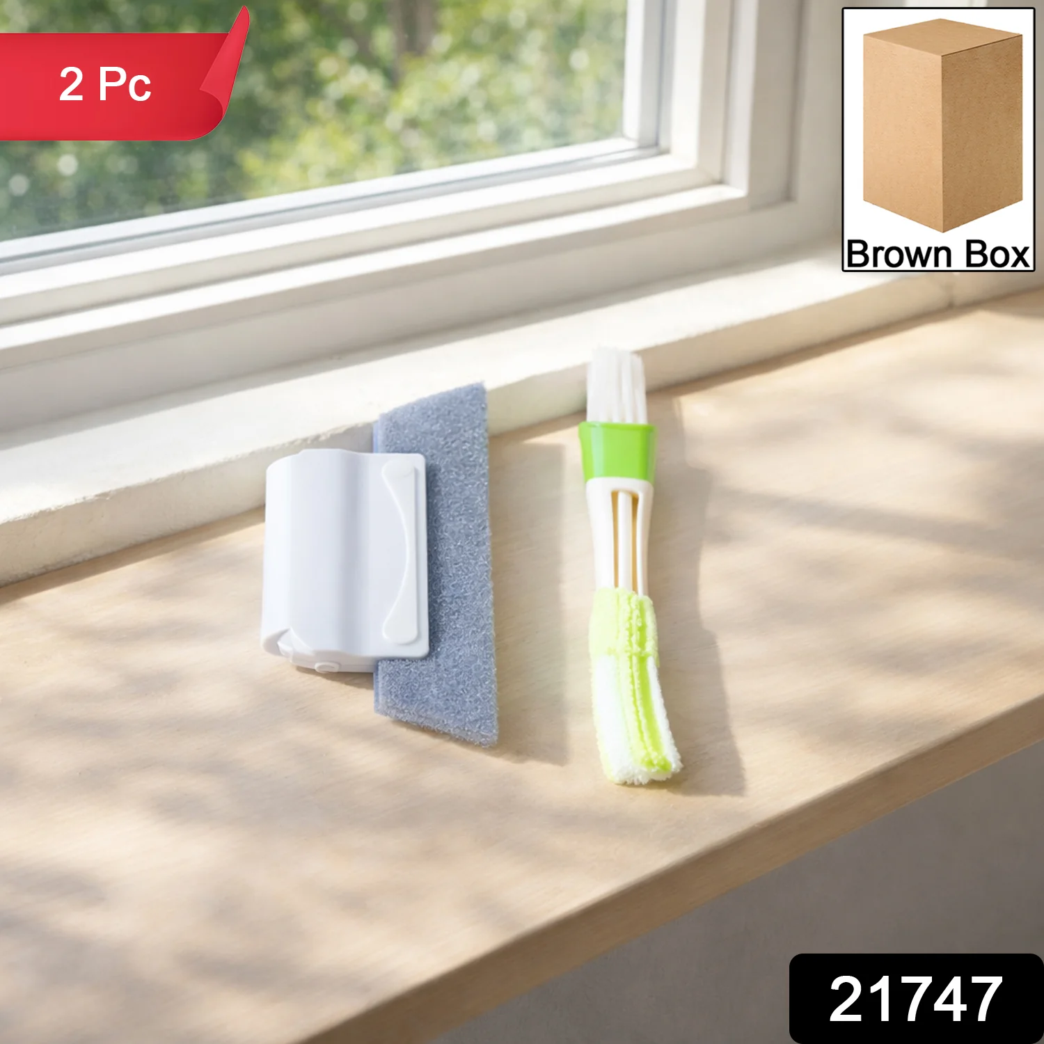 Multipurpose Window & Surface Cleaning Tool Set (2 Pc) - Image 2