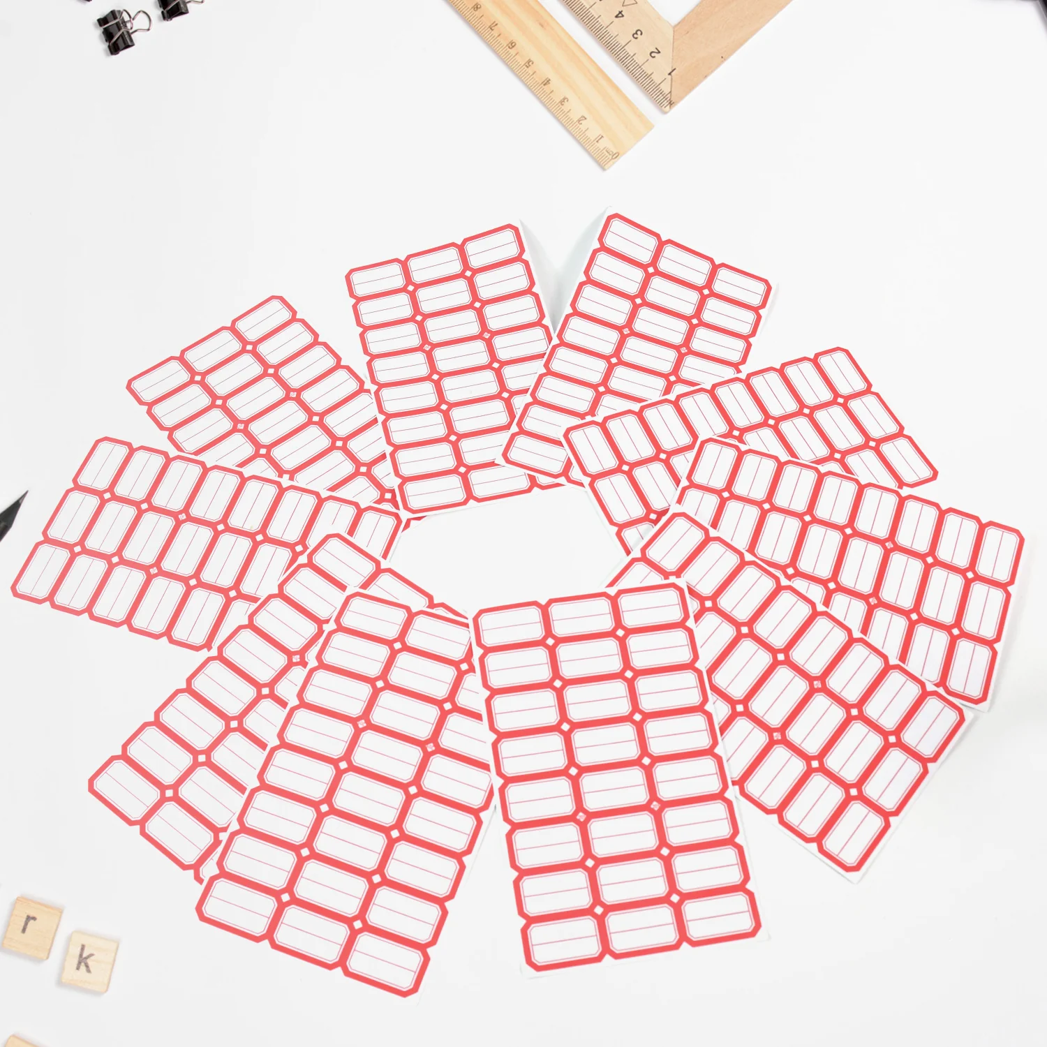 Multipurpose Writable Blank Label Sticker Sheets (1 Sheet) - Image 4