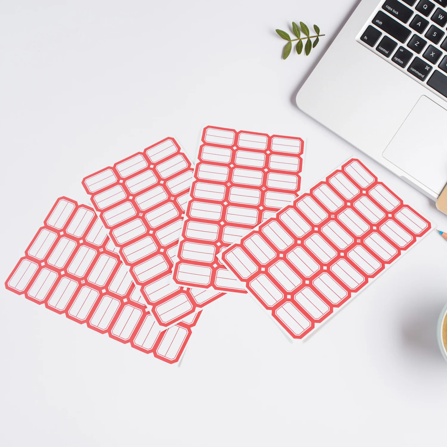 Multipurpose Writable Blank Label Sticker Sheets (1 Sheet) - Image 5