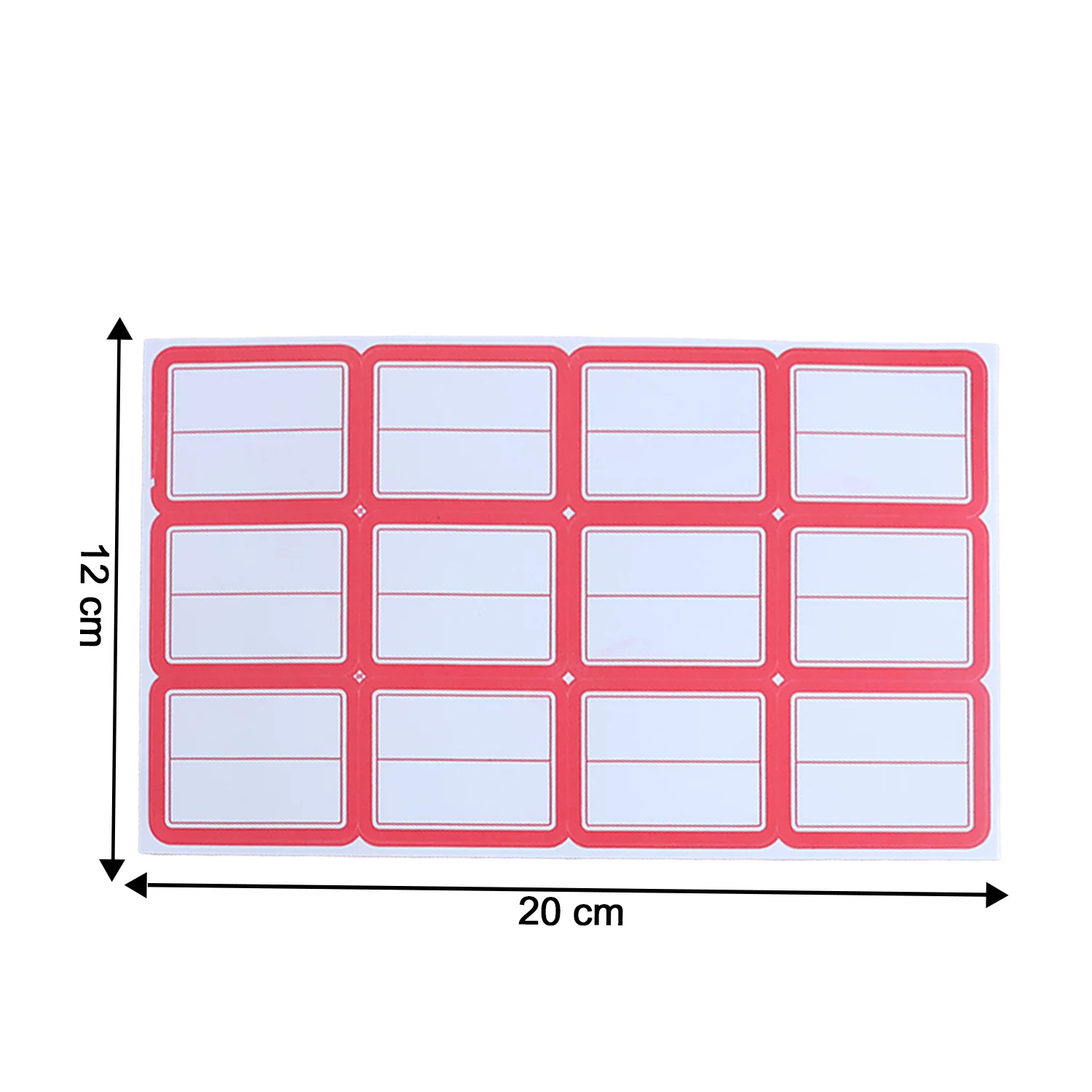 Multipurpose Writable Label Stickers (5 Sheets Set) - Image 3