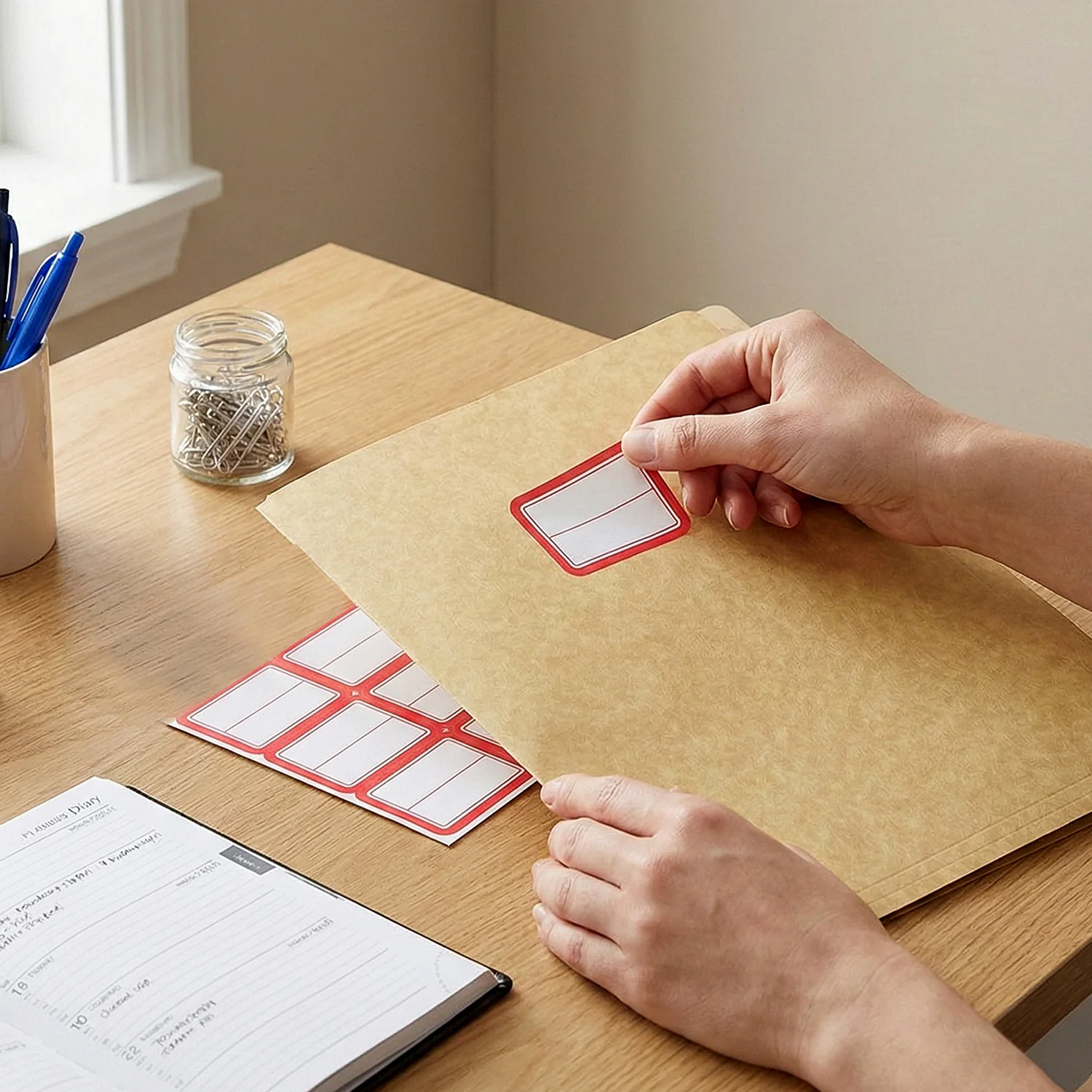 Multipurpose Writable Label Stickers (5 Sheets Set) - Image 5