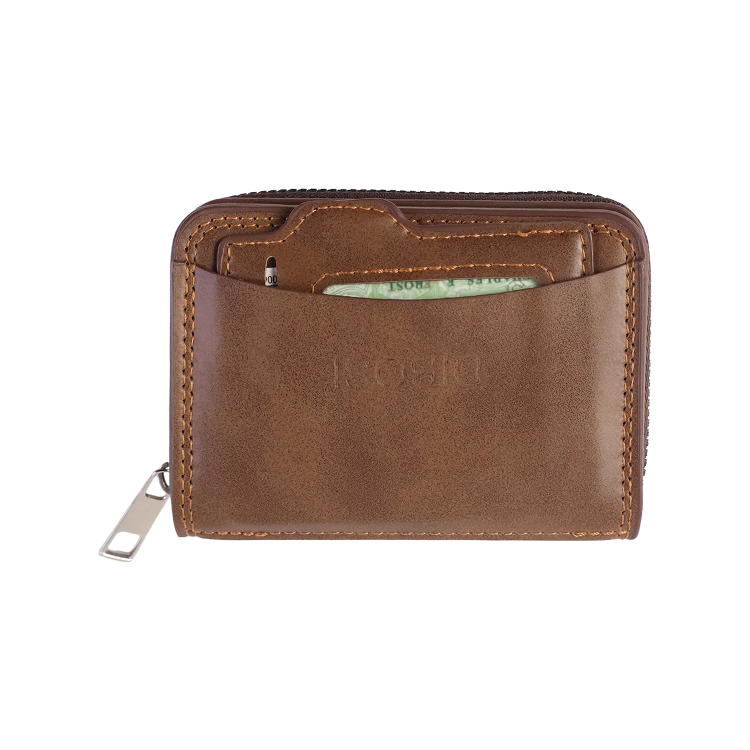 Premium Multipurpose Zip Closure Card Holder Wallet (1 Pc) - Image 5