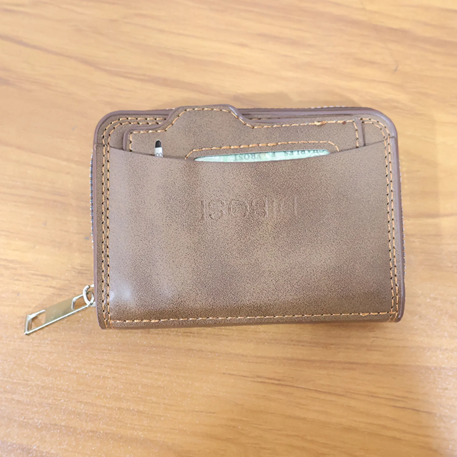 Premium Multipurpose Zip Closure Card Holder Wallet (1 Pc) - Image 8