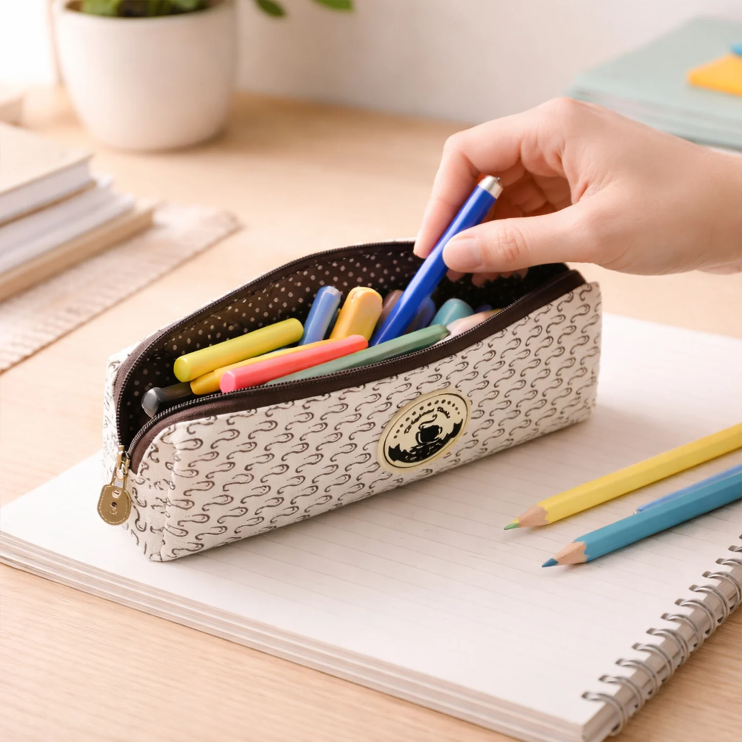 Multipurpose Zipper Pencil Pouch (1 Pc) - Image 3