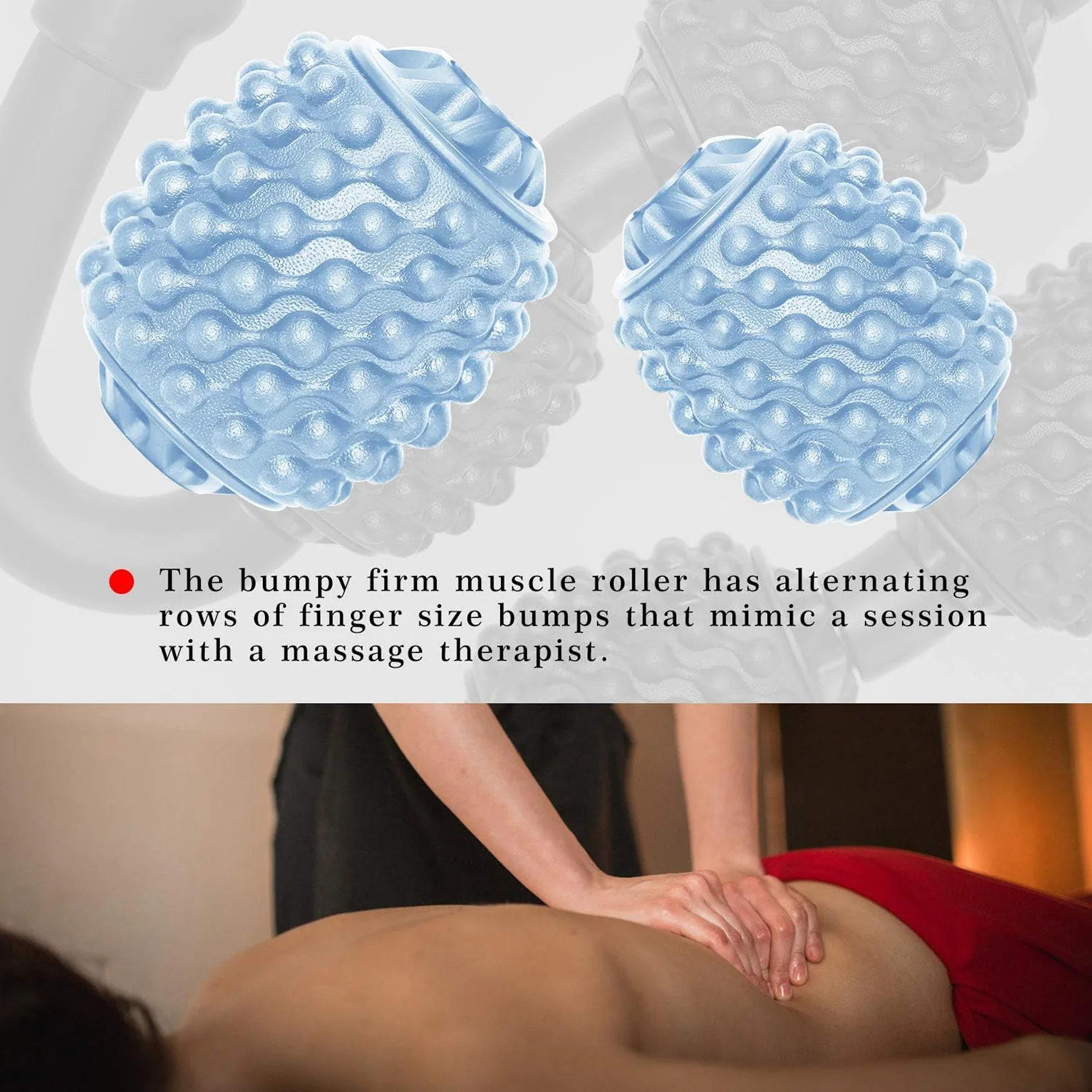 Muscle Massage Roller for Leg Soreness & Relaxation (5 Wheels, 1 Pc) - Image 5